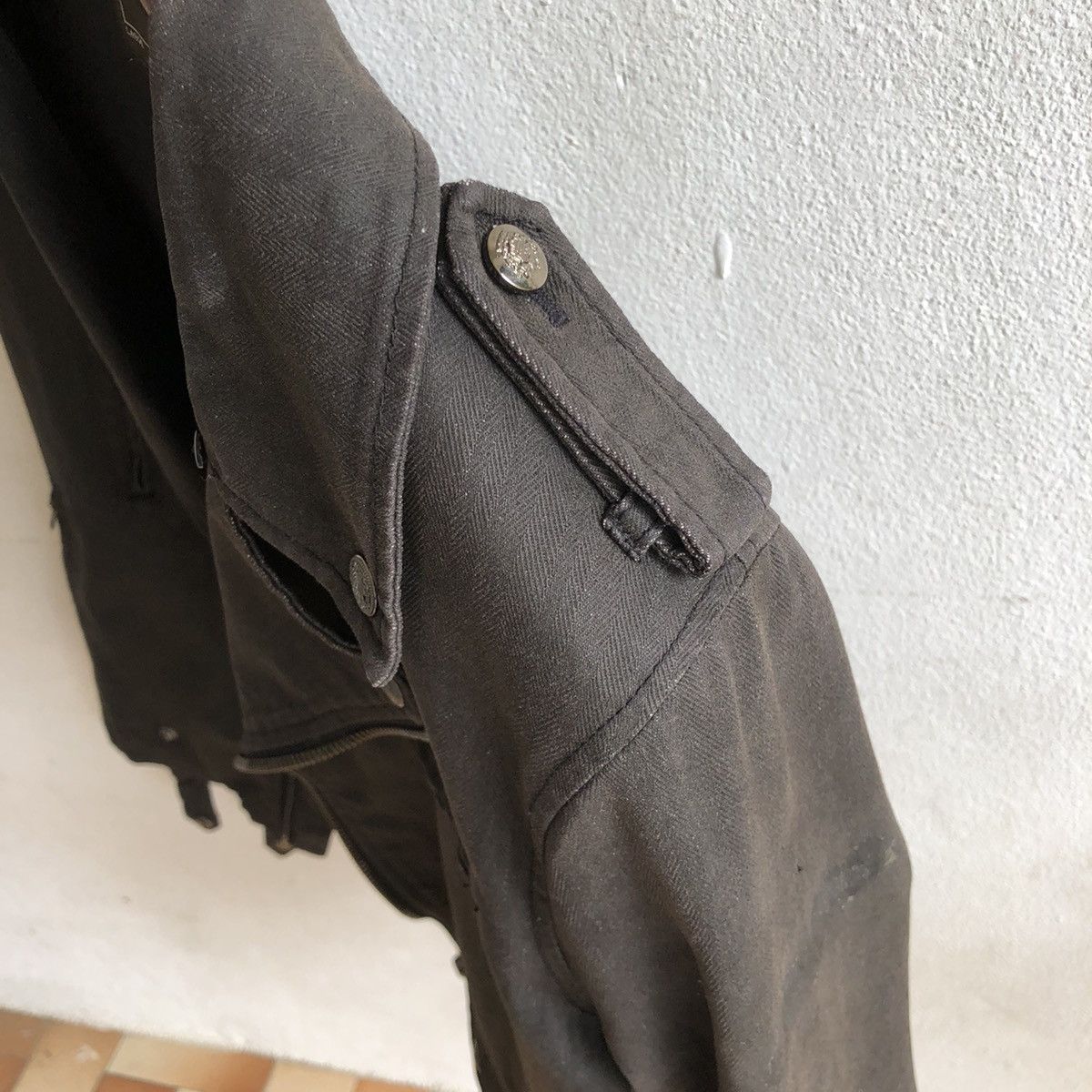 Japanese Brand AGATE denim biker jacket Size US L / EU 52-54 / 3 - 11 Thumbnail