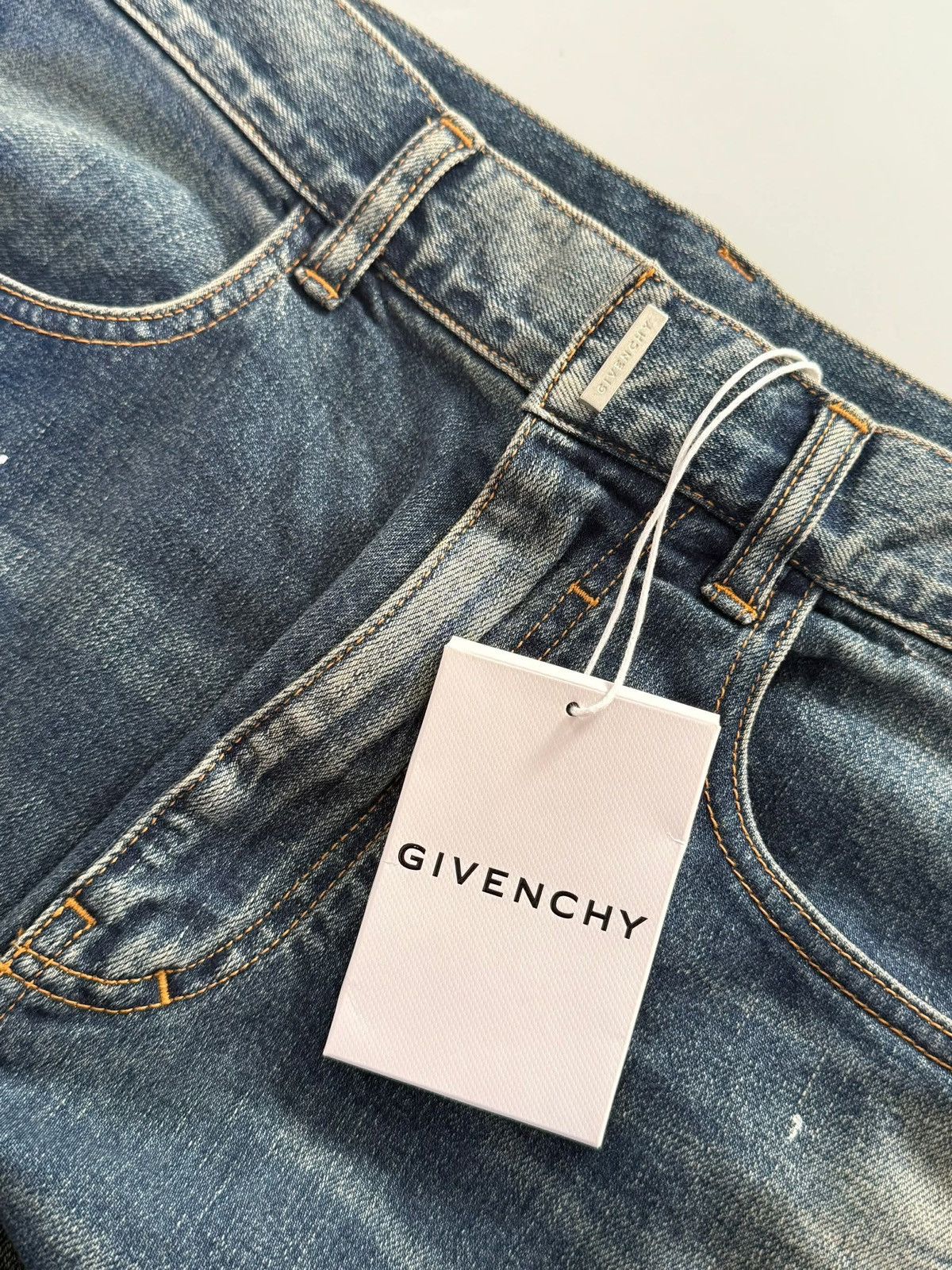 Givenchy Givenchy Straight Leg Cargo Jeans Size US 27 - 5 Thumbnail