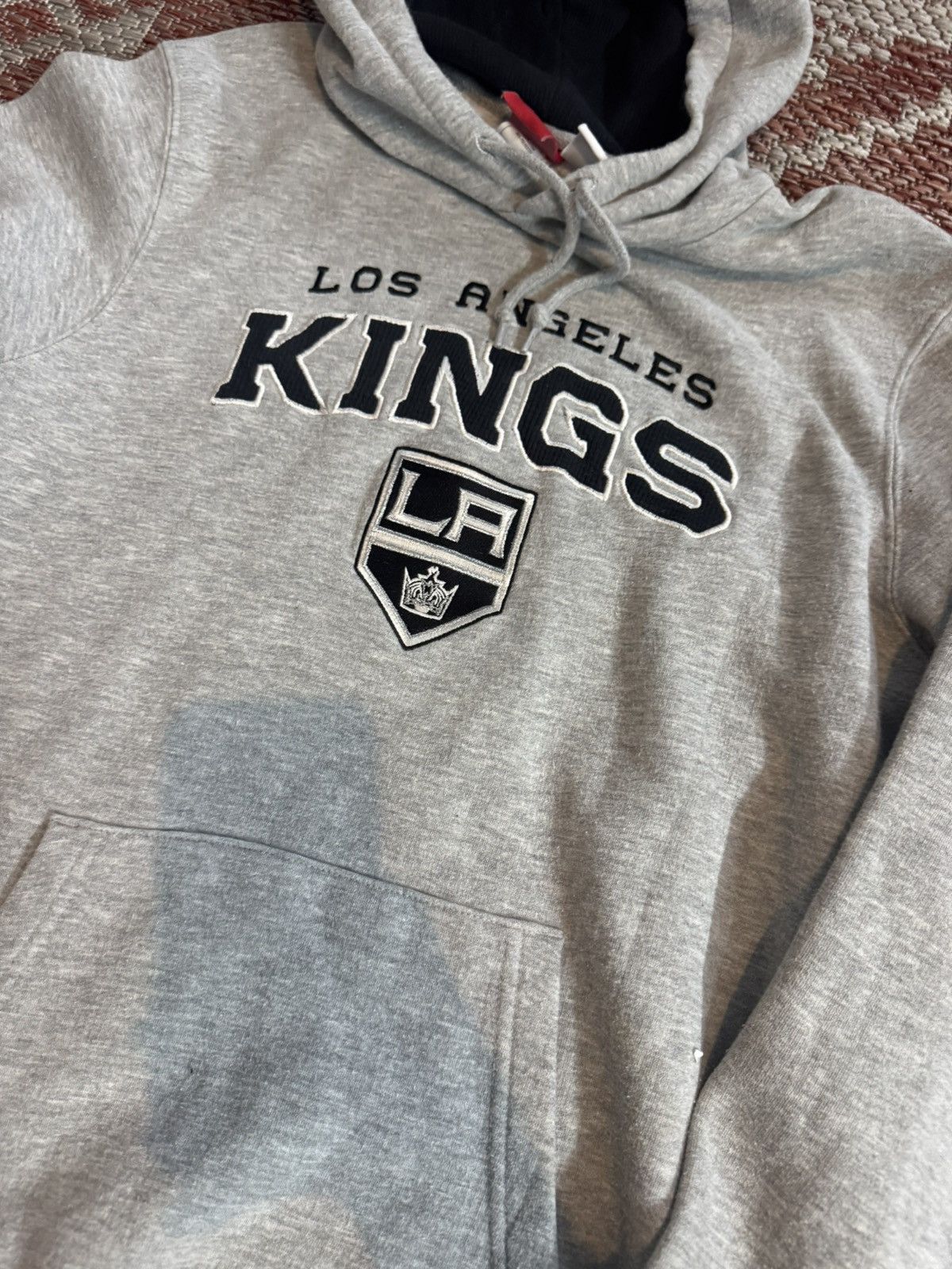 NHL VTG Los Angeles Kings Hockey Hoodie Sz M Retro NHL Size US M / EU 48-50 / 2 - 2 Thumbnail