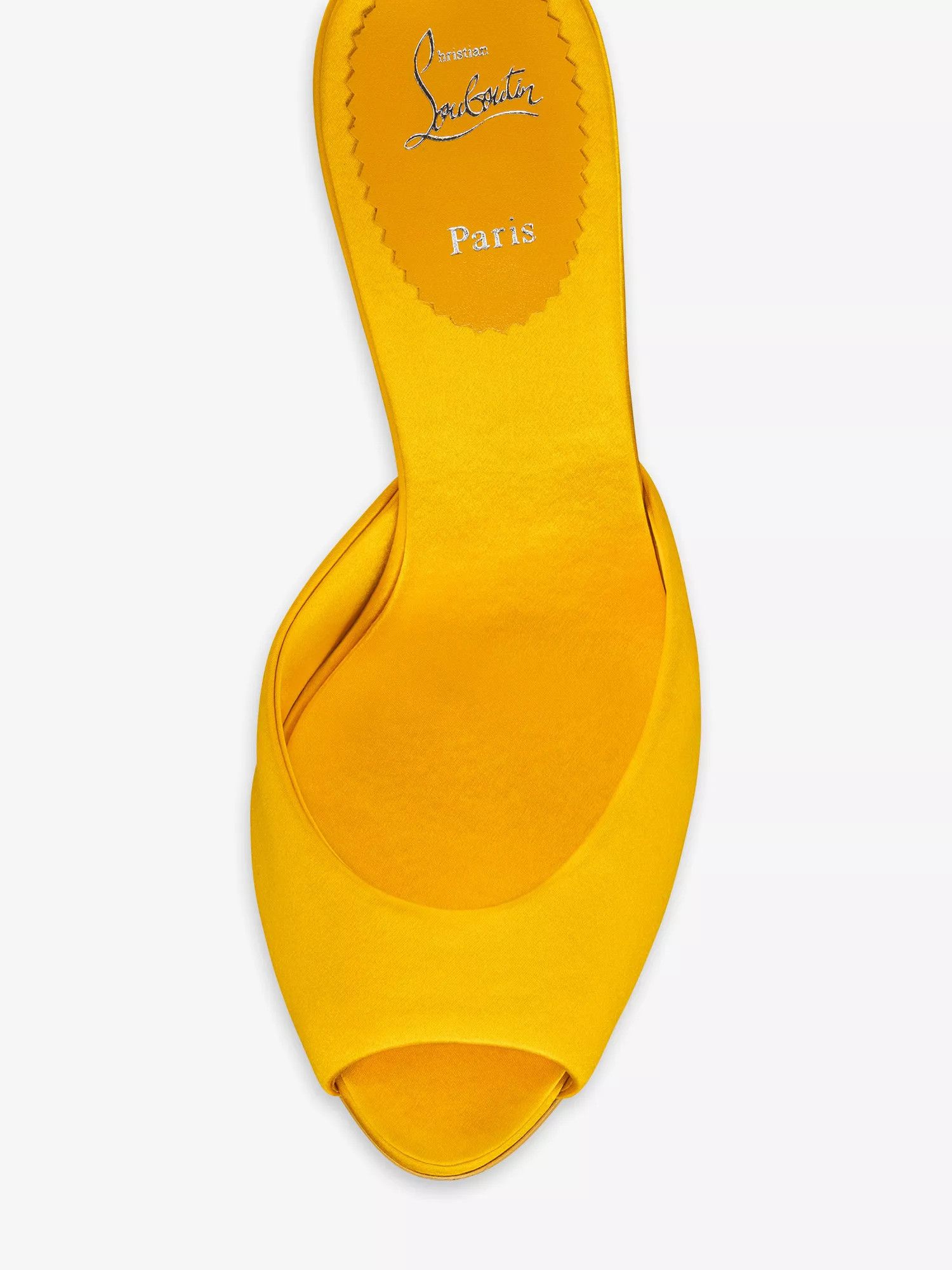 Christian Louboutin o1s1wg110325 Me Dolly 85 Supernova in Yellow Size US 7 / IT 37 - 3 Thumbnail