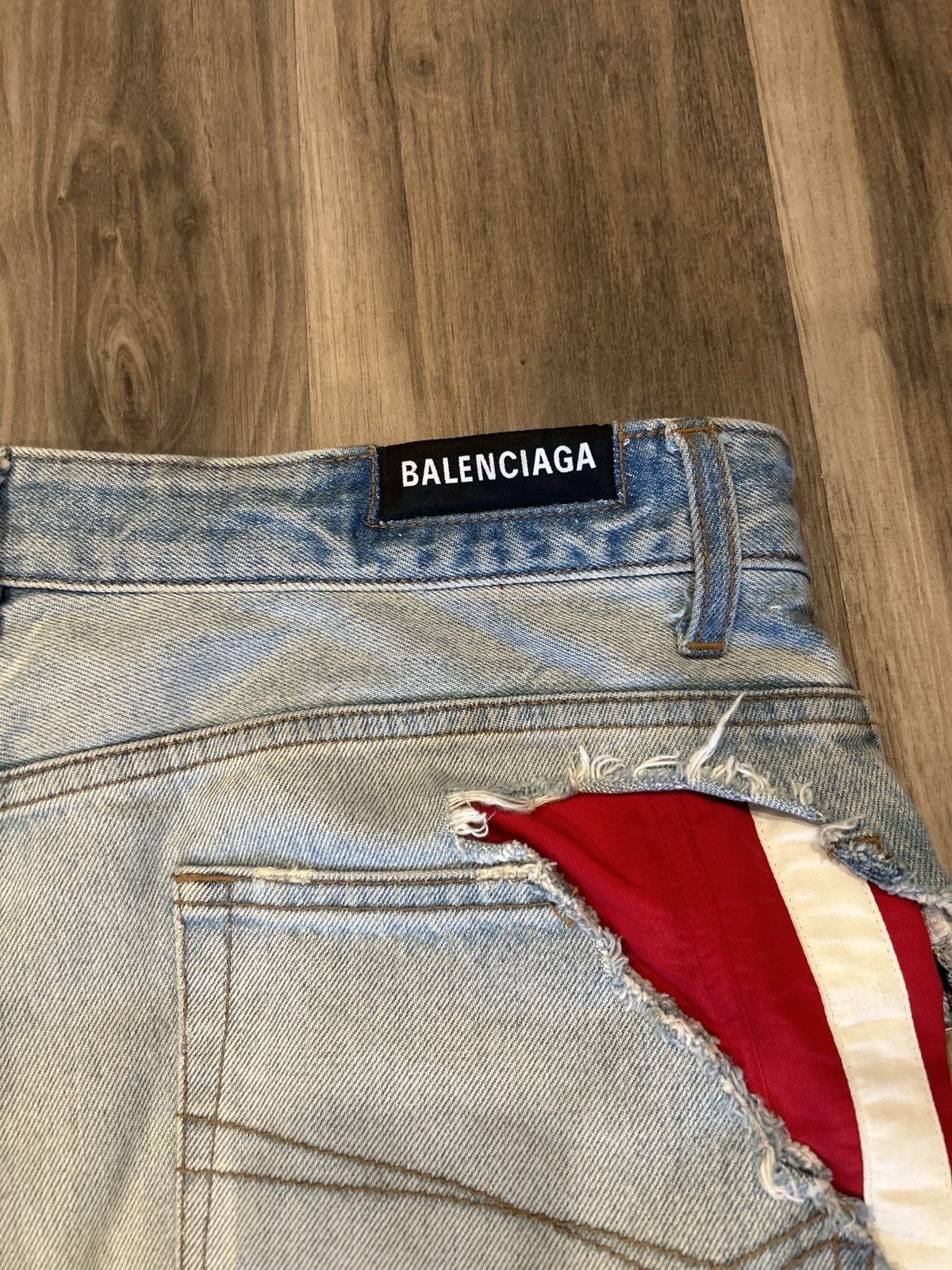 Balenciaga Balenciaga AW21 afterworld Slashed Denim Size US 32 / EU 48 - 3 Thumbnail