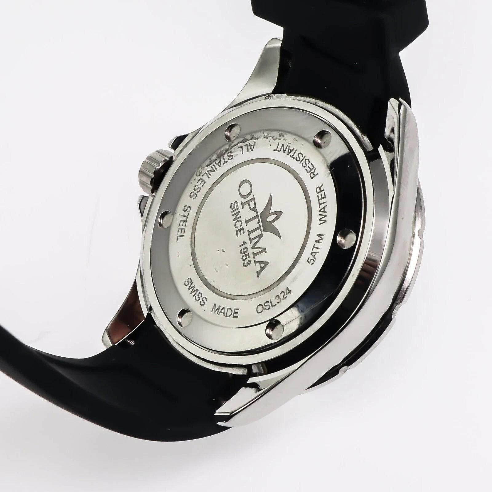 American Optical Optima Swiss Watch Stainless Steel 37mm Quartz 5ATM OSL324 Size ONE SIZE - 10 Thumbnail