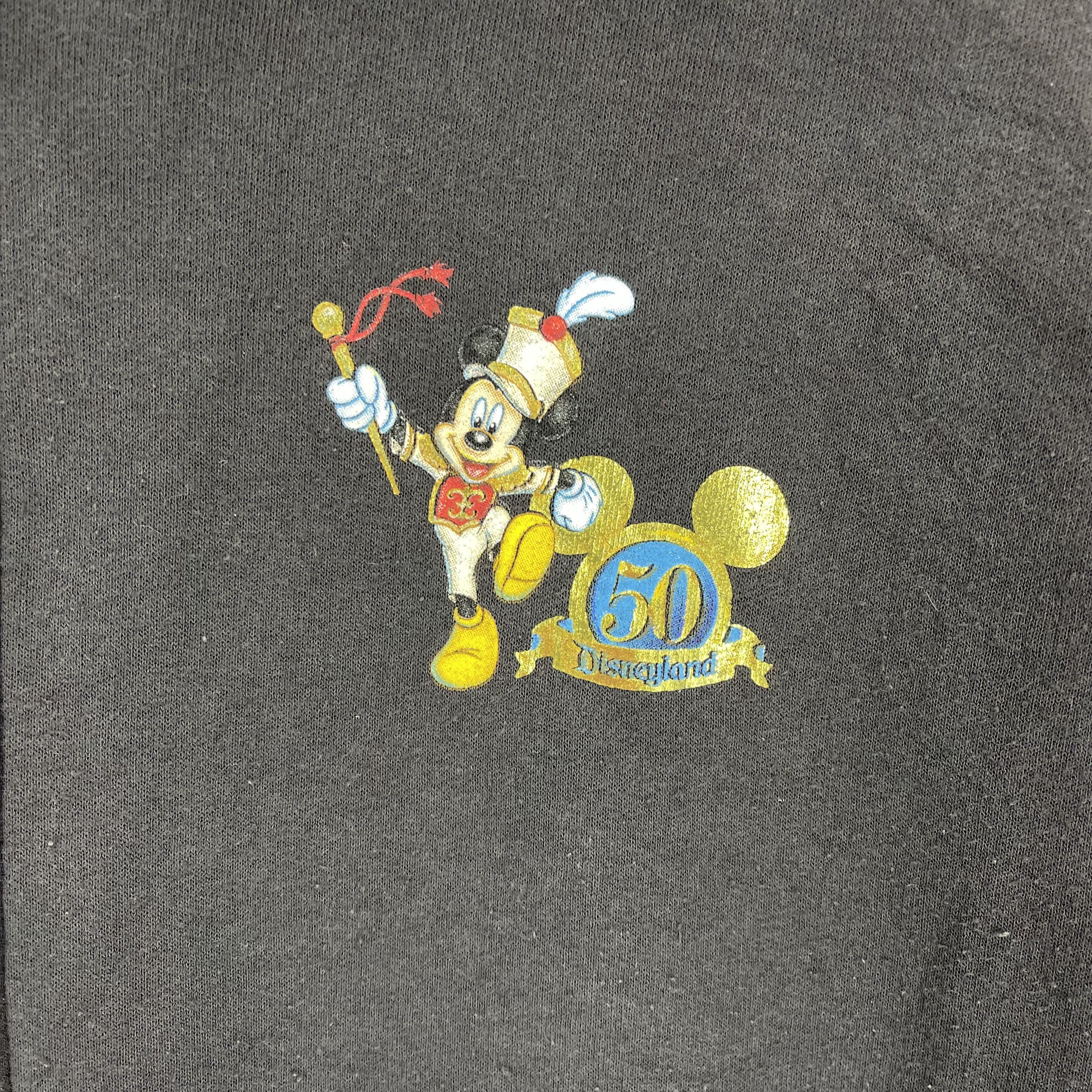 Disney Vintage 50th DISNEYLAND RESORT Zipper Hoodie #1252/AR Size US L / EU 52-54 / 3 - 6 Thumbnail