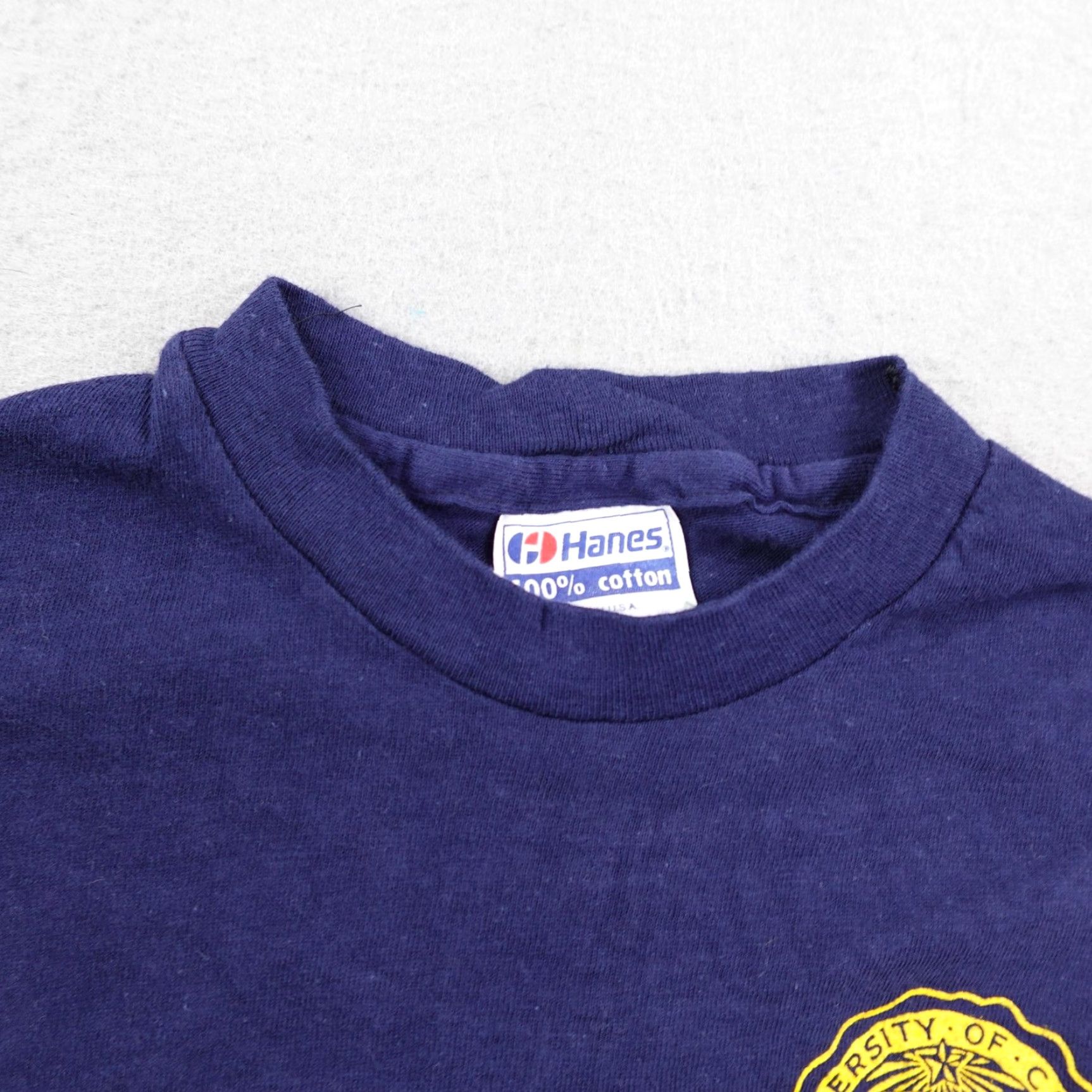 Hanes VINTAGE UC Berkeley Shirt Mens Small Blue MBA Cal Graduate School Business 80s Size US S / EU 44-46 / 1 - 2 Thumbnail