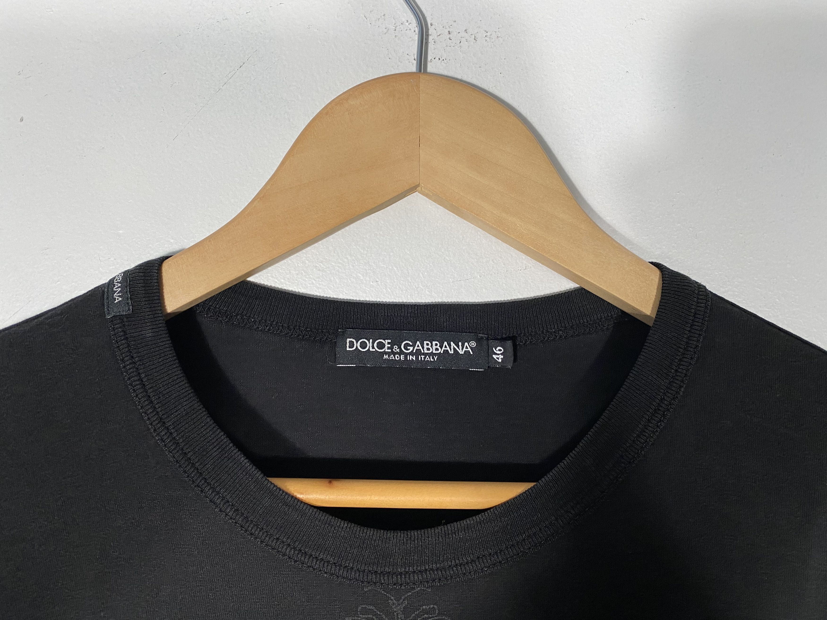 Dolce & Gabbana Dolce & Gabbana Saint Mary Elegant Baroque Tee Black Size US S / EU 44-46 / 1 - 4 Thumbnail