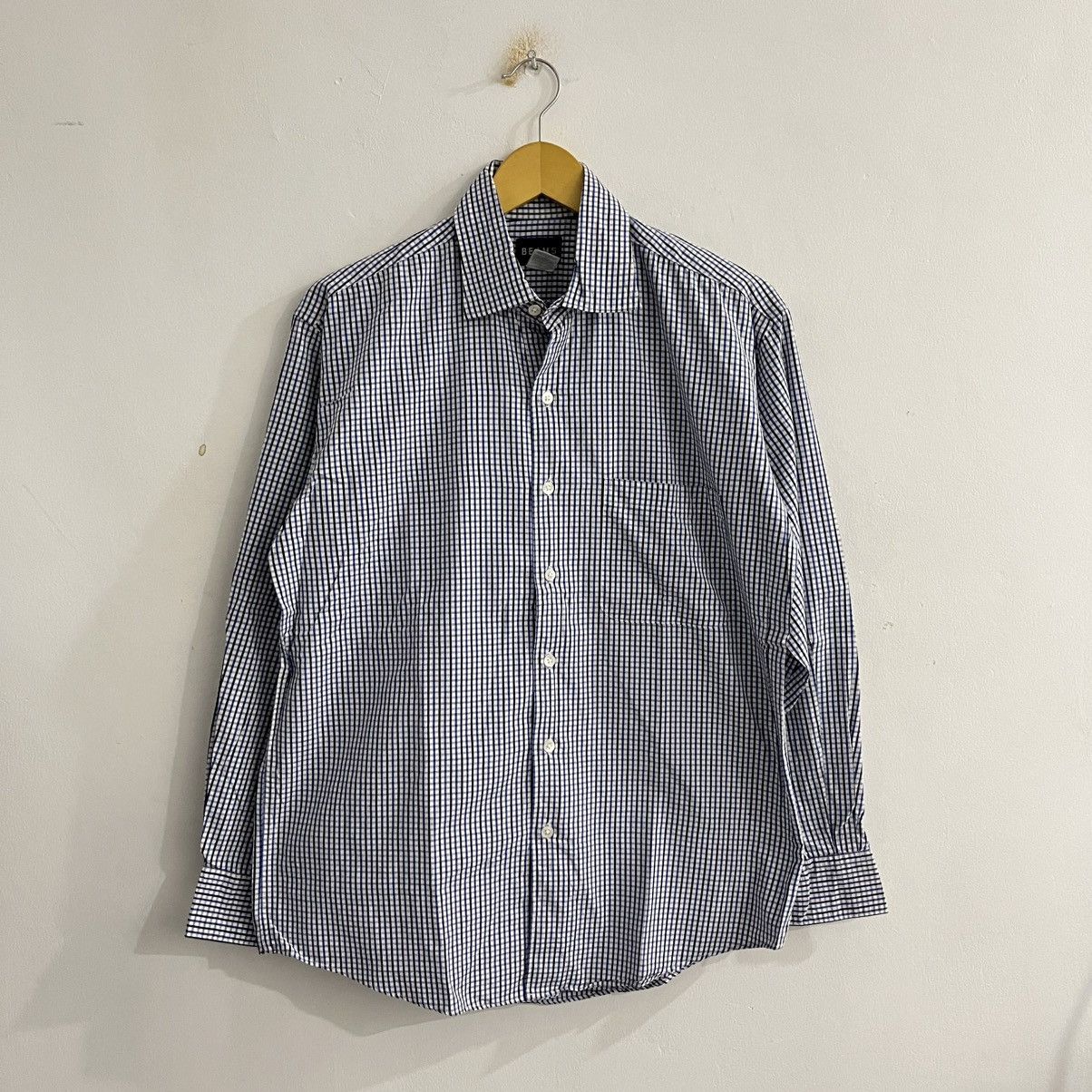 Beams - Gingham Plaid Longsleeve Button Up