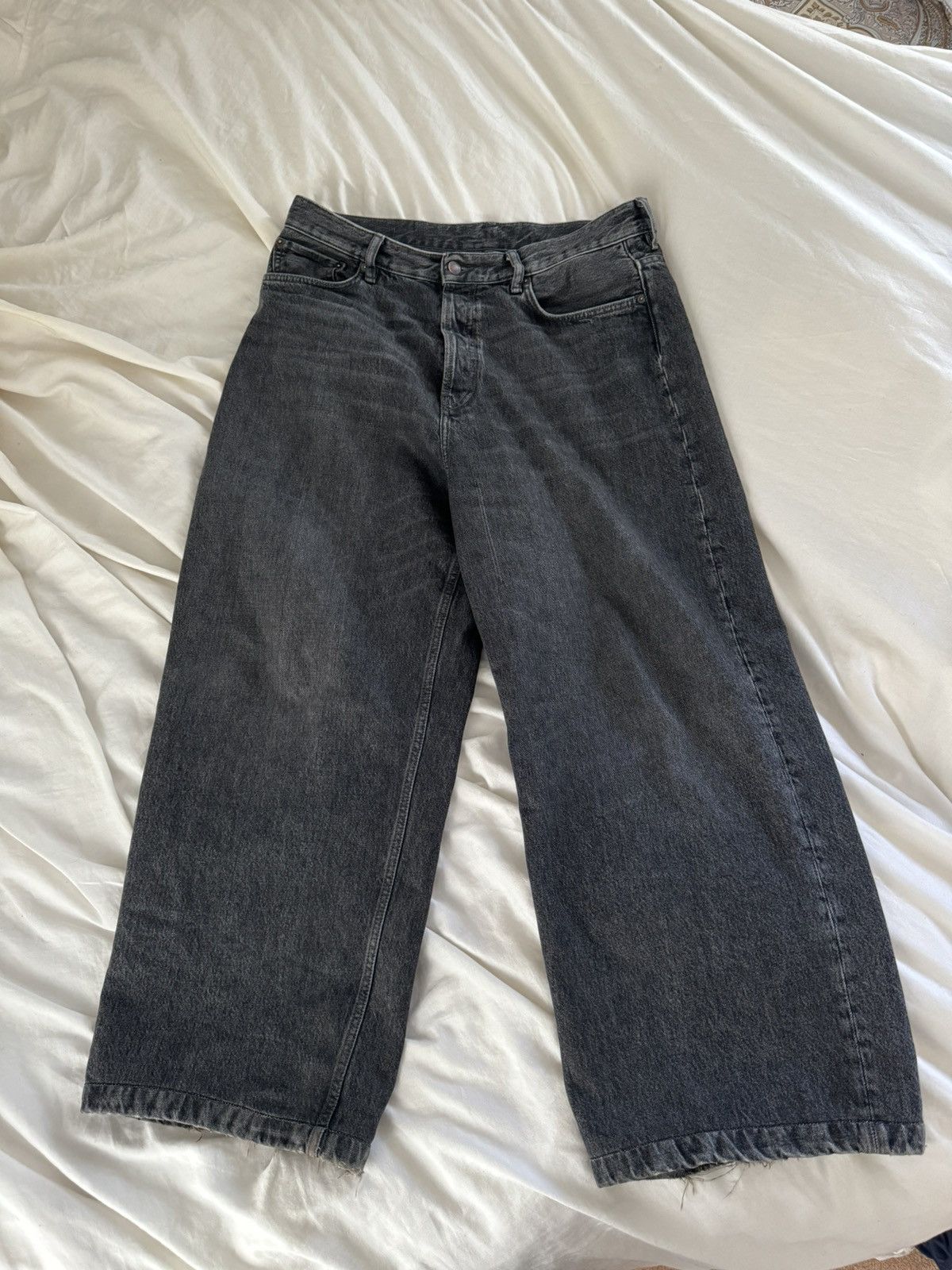 Acne Studios Acne studios 1989 Ash Black Denim | Grailed