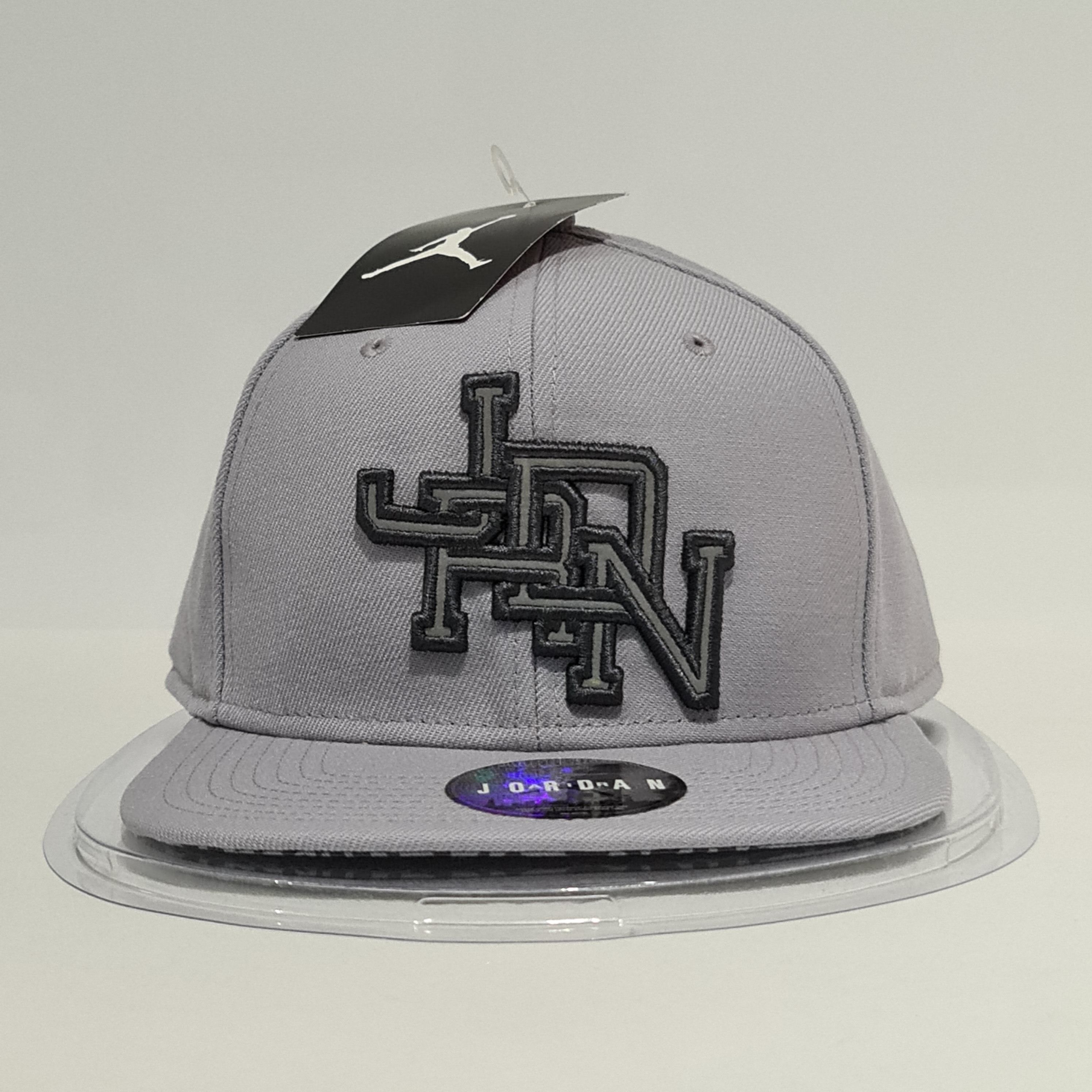 Jordan Brand Jordan Cap Snapback 'JRDN Interlock' Smoke Grey Size ONE SIZE - 2 Thumbnail