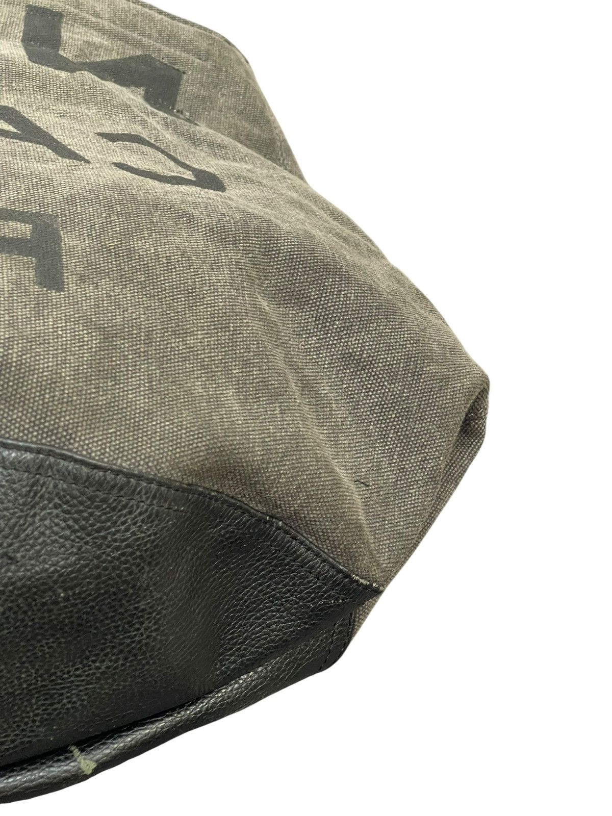 Other Cotton Canvas Leather 5 Preview Tote Shoulder Bag 8🟩 Size ONE SIZE - 8 Thumbnail