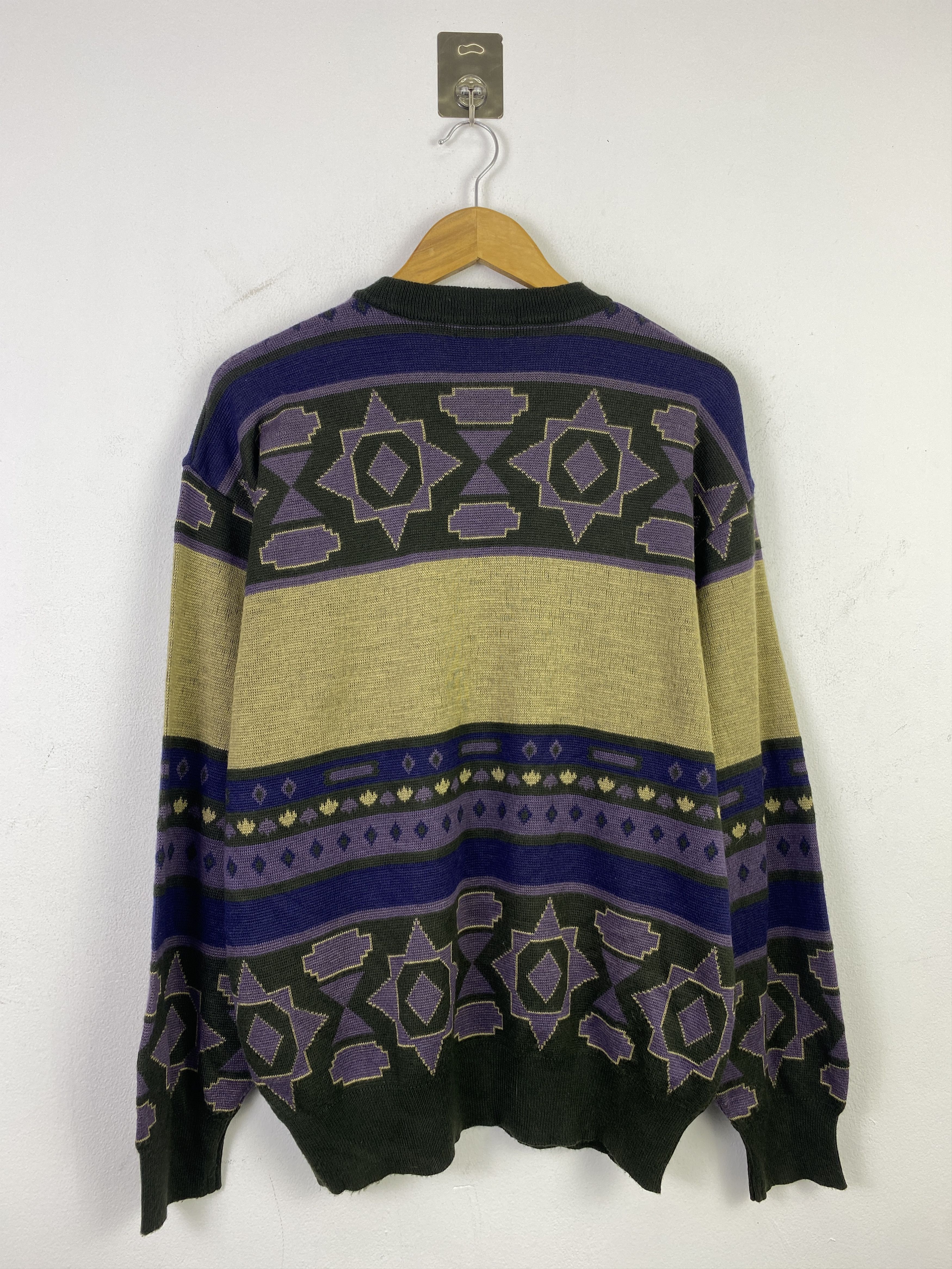Japanese Brand Vintage Japanese Brand Native Knit Sweatshirt SH0338 Size US L / EU 52-54 / 3 - 3 Thumbnail