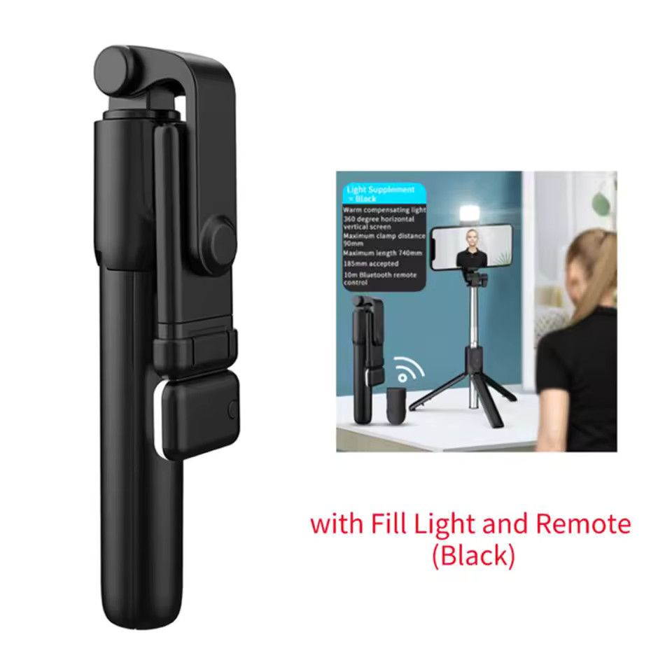 Other Wireless Selfie Stick Phone Holder 74cm Mini Tripod LED Size ONE SIZE - 7 Thumbnail