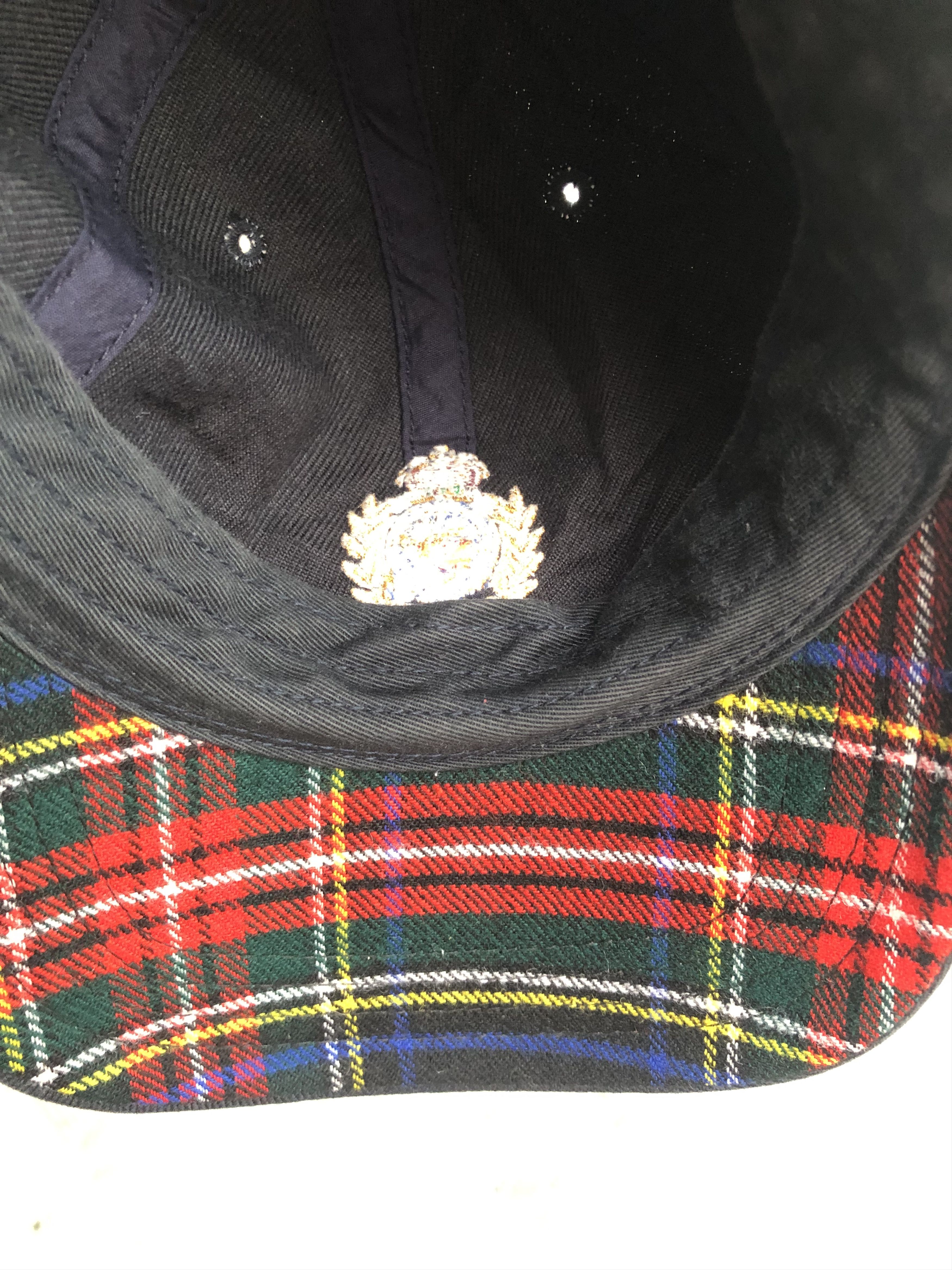 Polo Ralph Lauren Vintage Polo by Ralph Lauren Tartan Plaid Strapback Hat Size ONE SIZE - 8 Thumbnail
