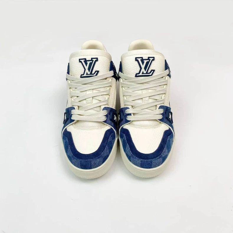Louis Vuitton Louis Vuitton 24ss Trainer Denim Board Shoes Size US 4 / IT 34 - 2 Thumbnail