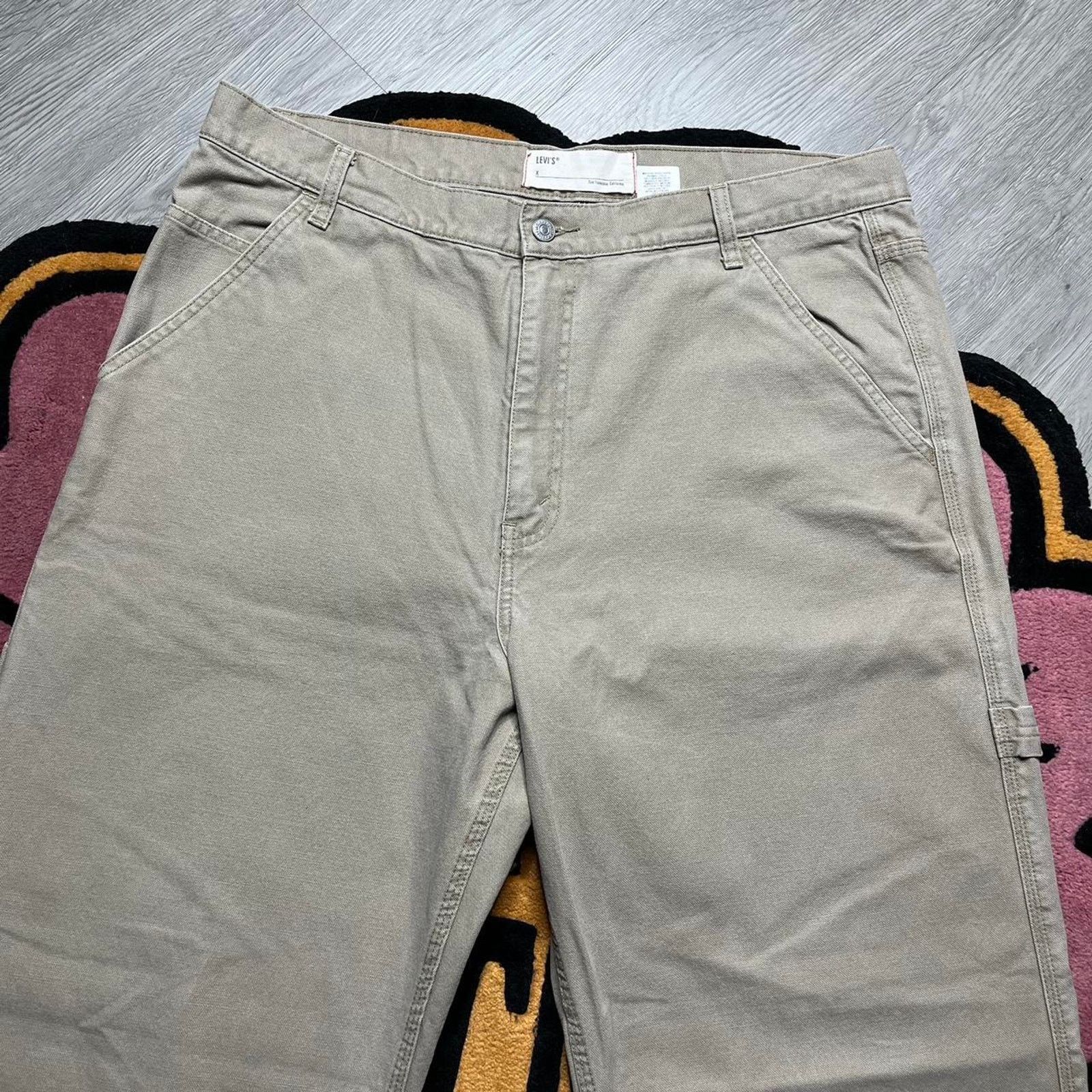 Levi's × Vintage Vintage Y2K Levi’s Carpenter Loose Fit Work Pants Size 38x30 Size US 38 / EU 54 - 4 Thumbnail