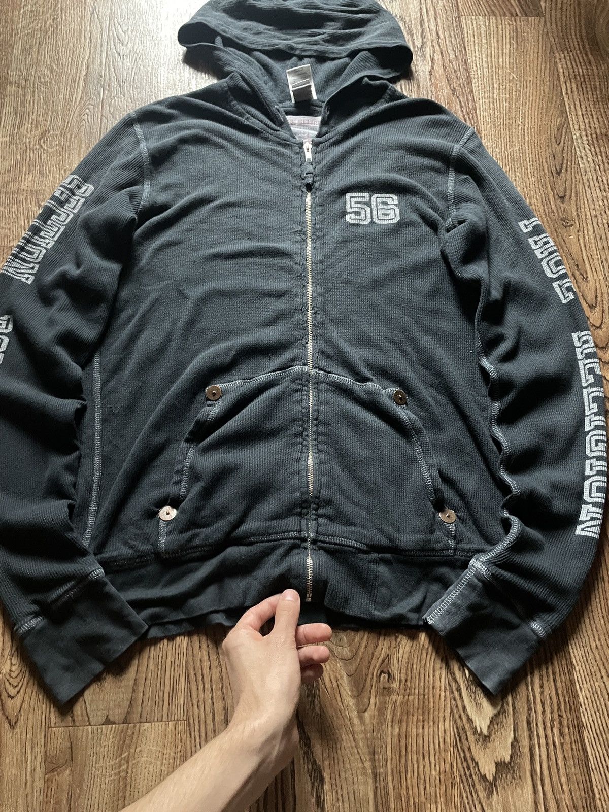 Japanese Brand Vintage Zip Hoodie True Religion 90’s Big logo Size US L / EU 52-54 / 3 - 4 Thumbnail