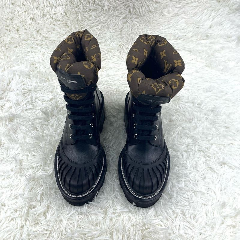 Louis Vuitton Louis Vuitton Beaubourg Ankle Boots in Black -2505 Size US 8 / IT 38 - 2 Thumbnail