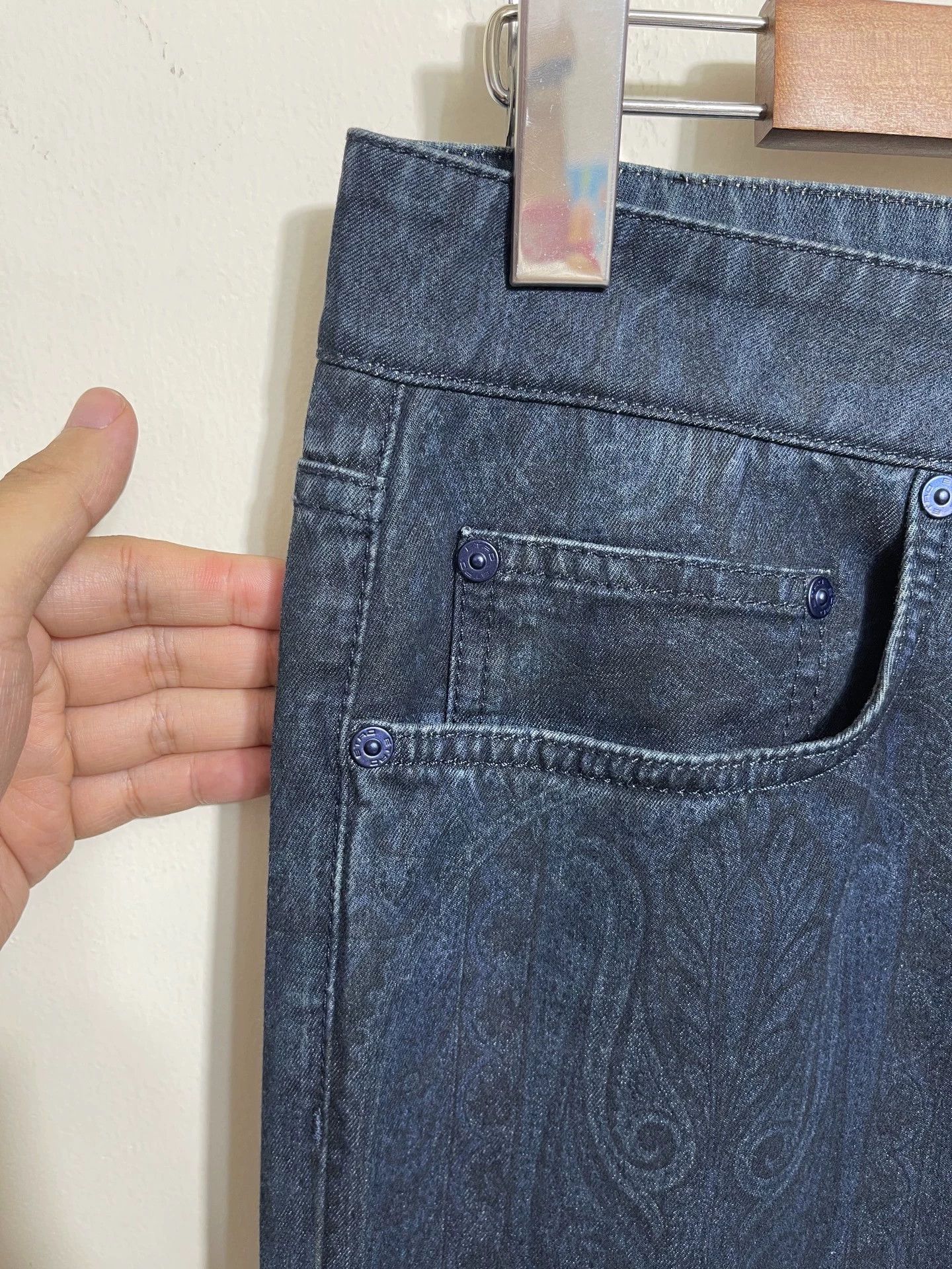 Etro Etro Paisley Slim Fit Jeans 32 Size US 32 / EU 48 - 3 Thumbnail