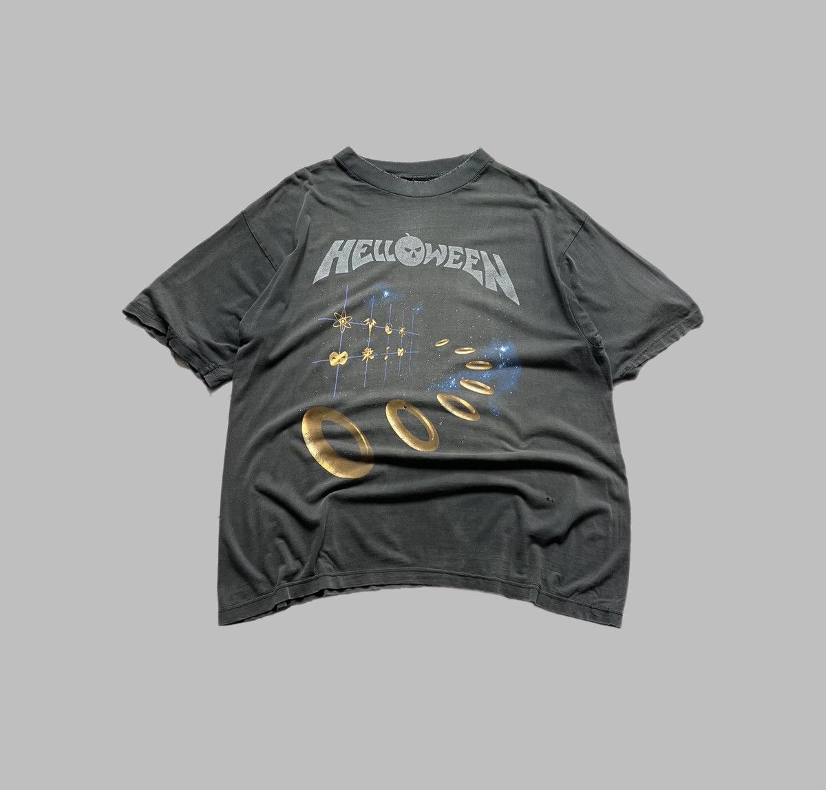 Band Tees × Vintage Rare Vintage Helloween 1994/95 Master Ring World TourT-Shirt Size US M / EU 48-50 / 2 - 1 Thumbnail