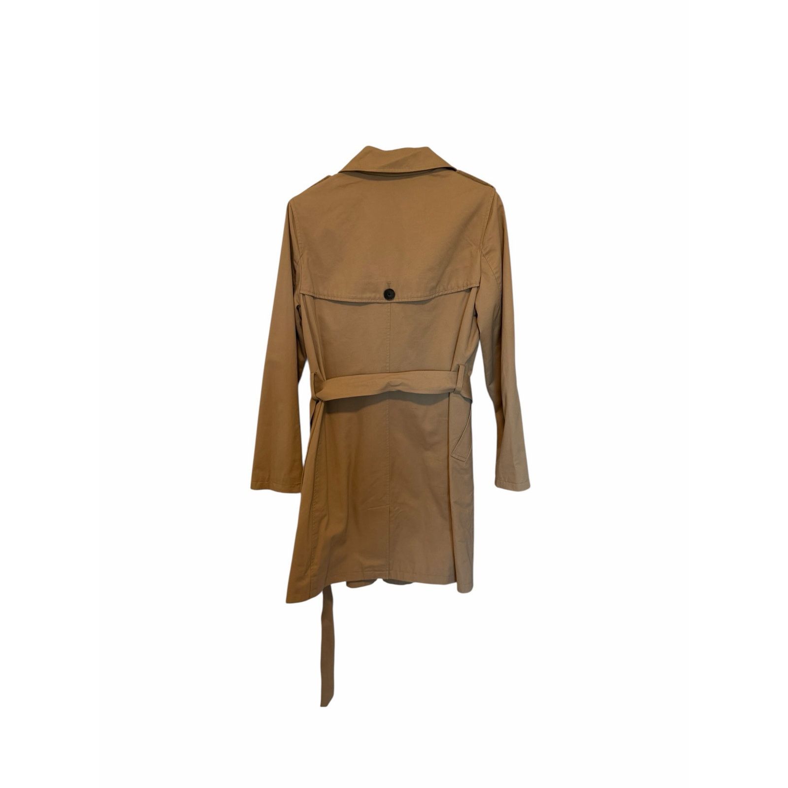 Old Navy Old Navy Tan Long Sleeve Button Water-Resistant Trench Coat Size S / US 4 / IT 40 - 7 Thumbnail
