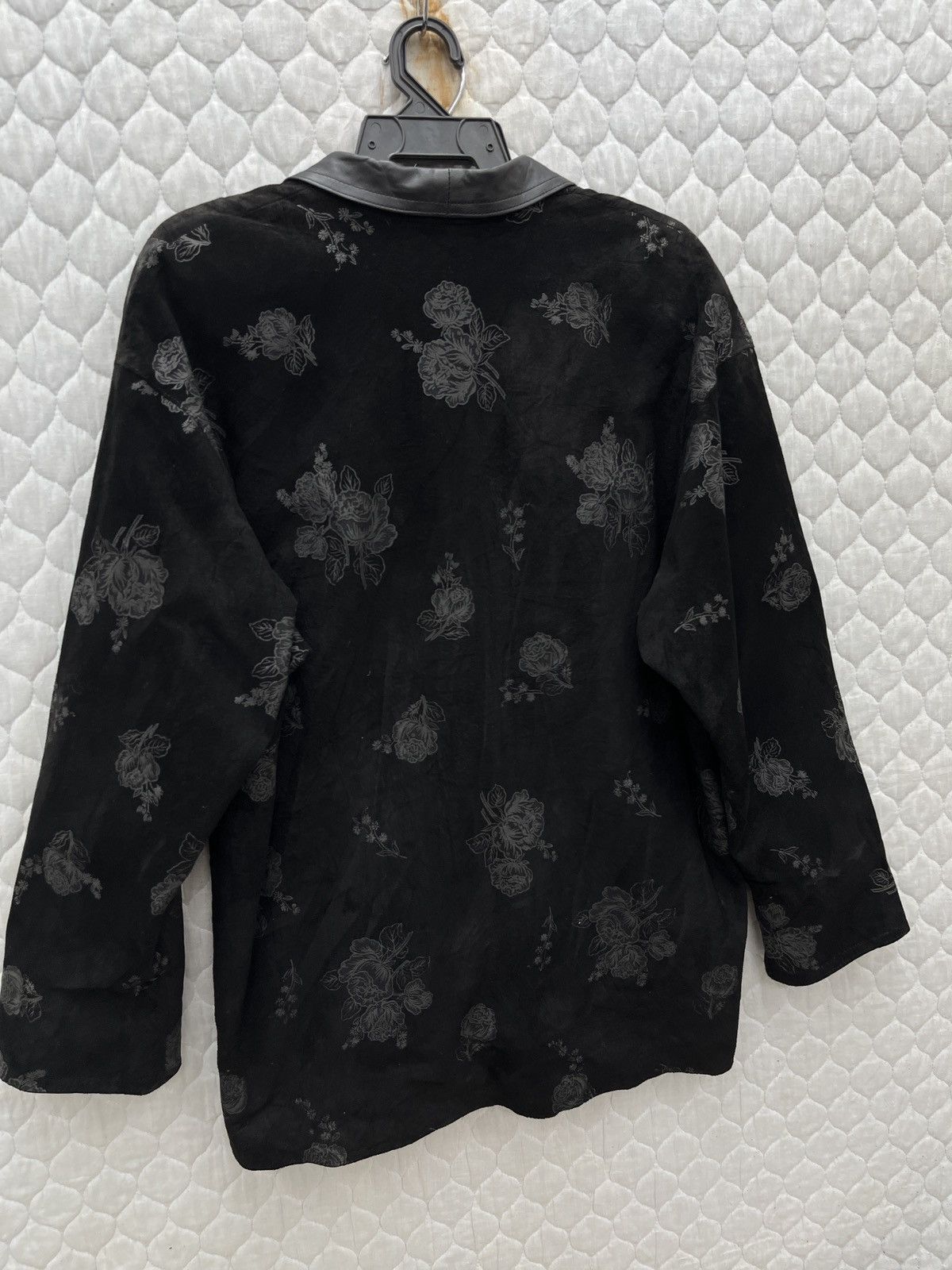 Vintage 🔥🔥🔥ARCHIVE VTG JAPANESE TRADITIONAL FLORAL LEATHER JACKET Size L / US 10 / IT 46 - 5 Thumbnail