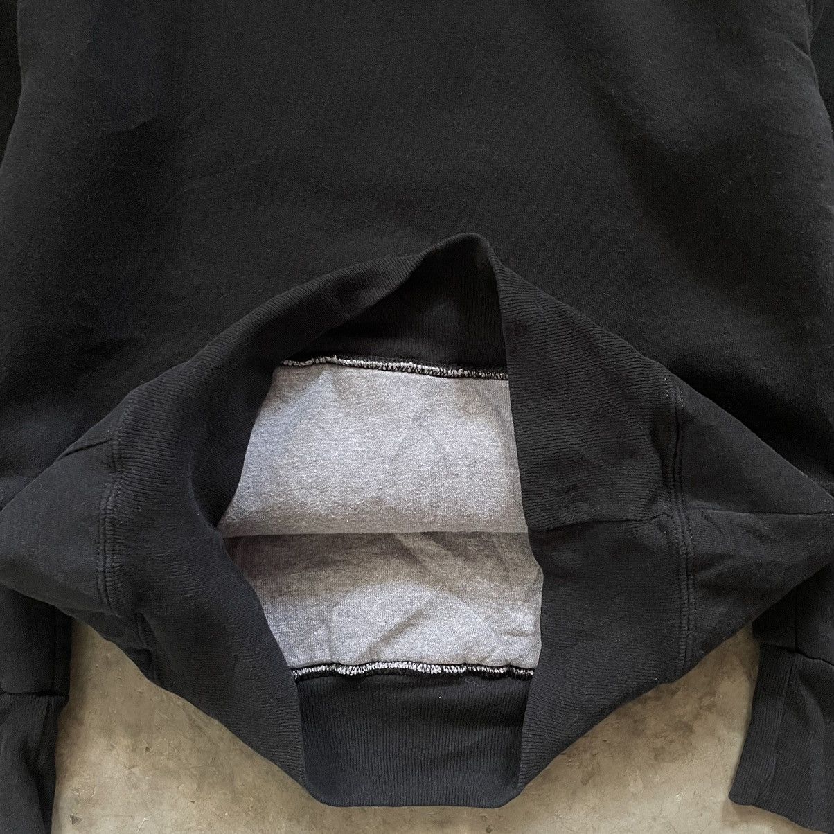 Russell Athletic × Vintage 80s Russel Black Faded double face hoodie Size US M / EU 48-50 / 2 - 4 Thumbnail