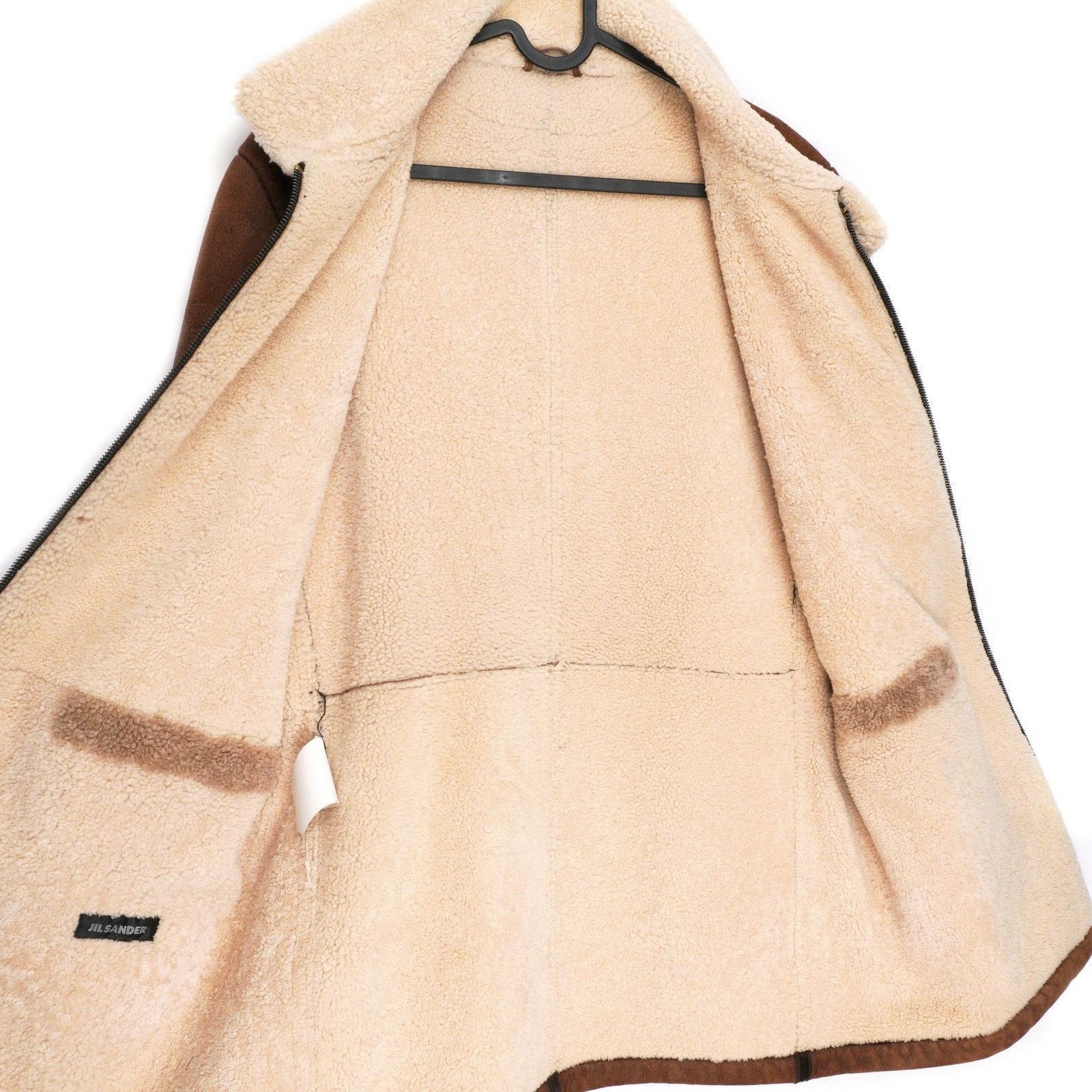 Jil Sander Archive Jil Sander Raf Simons Leather Shearling Coat Jacket Size US M / EU 48-50 / 2 - 8 Thumbnail