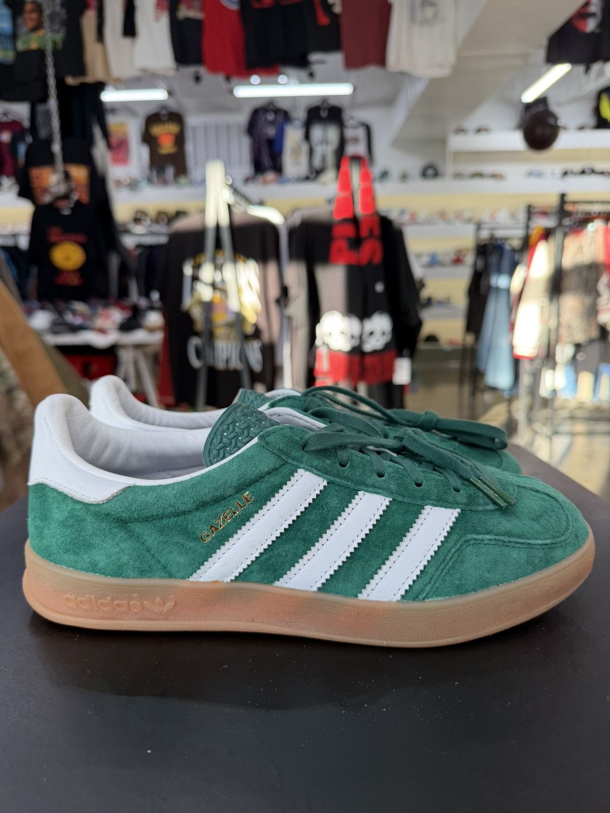 Adidas Gazelle Indoor Collegiate Green Gum Size 7 (2022)