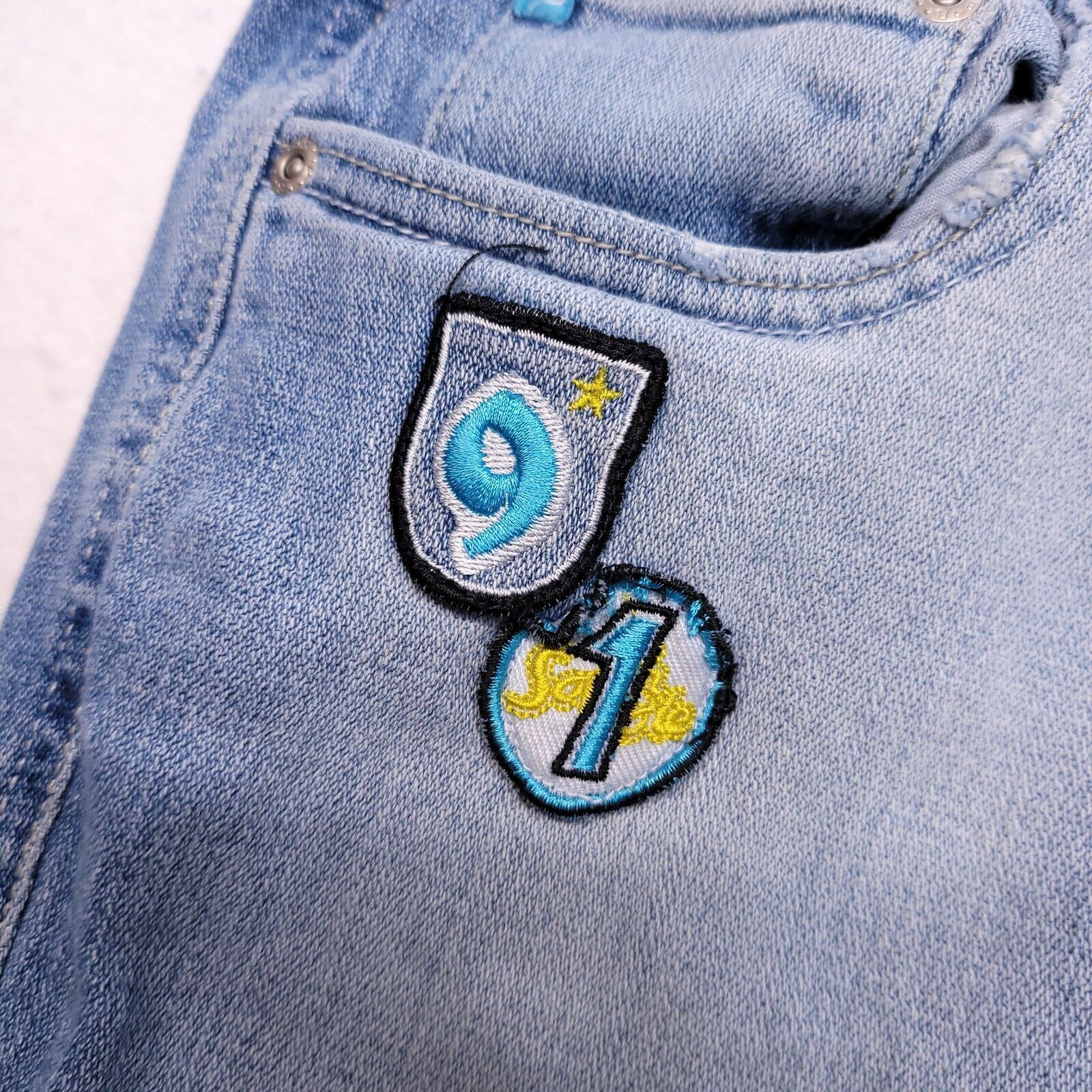 Southpole SouthPole Casual Button Zip Denim Jeans Womens Size 13 Blue Size 32" / US 10 / IT 46 - 4 Thumbnail