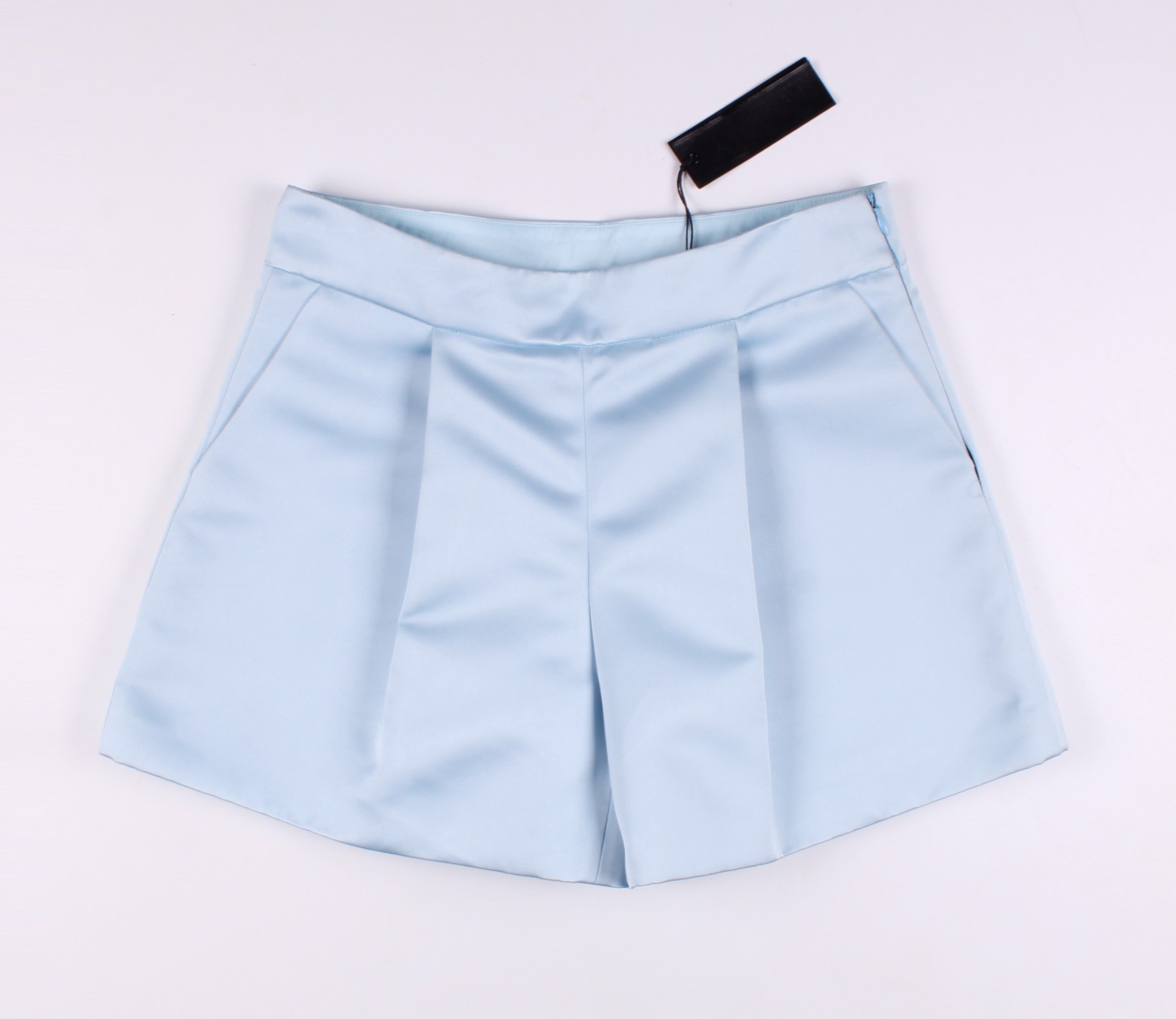 Designer Twisty Parallel Blue Shorts Size 30" / US 8 / IT 44 - 1 Thumbnail