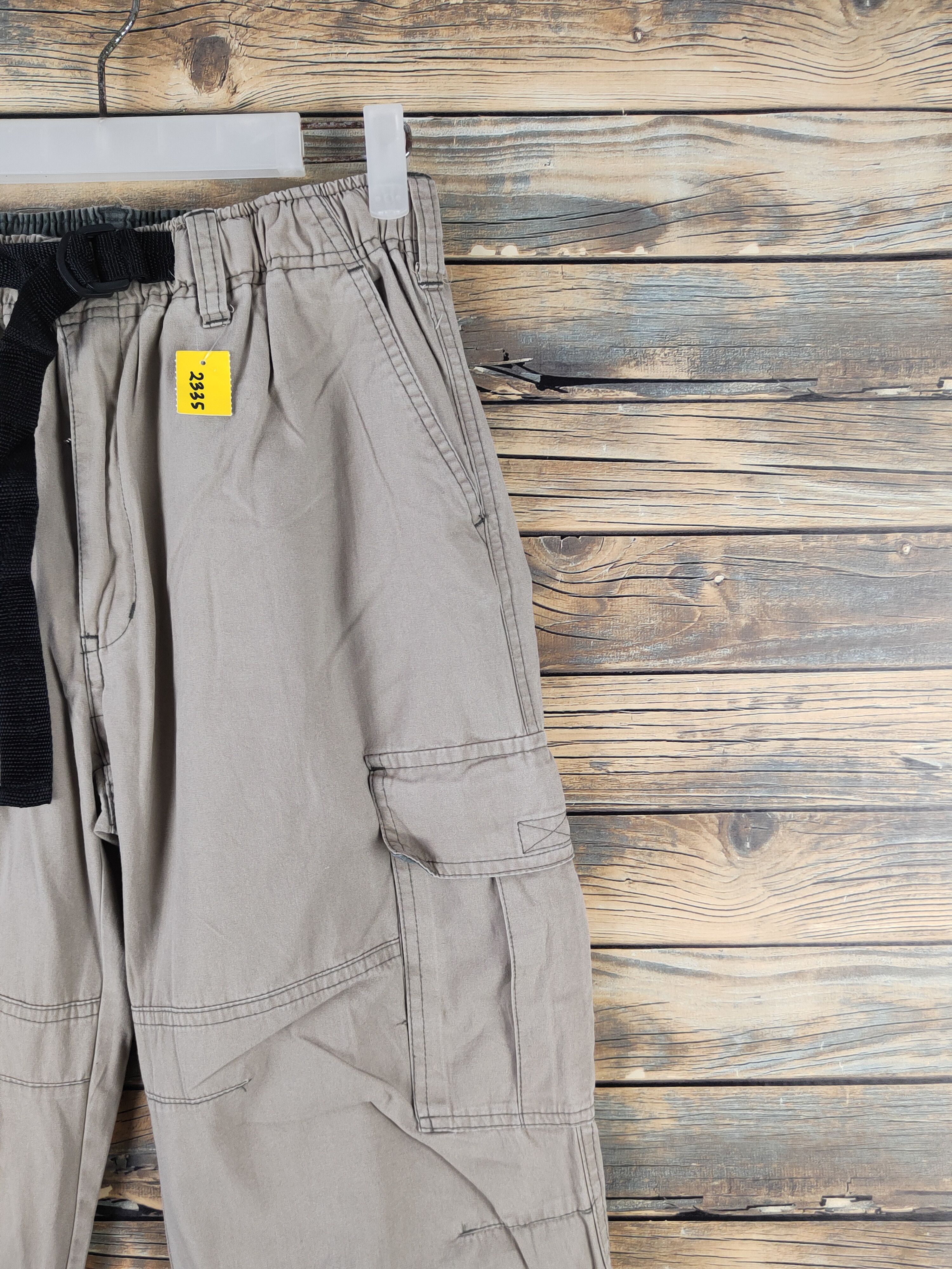 Japanese Brand DL Japanese Brand Beige Multipocket Cargo Pants #2335 Size US 31 - 5 Thumbnail