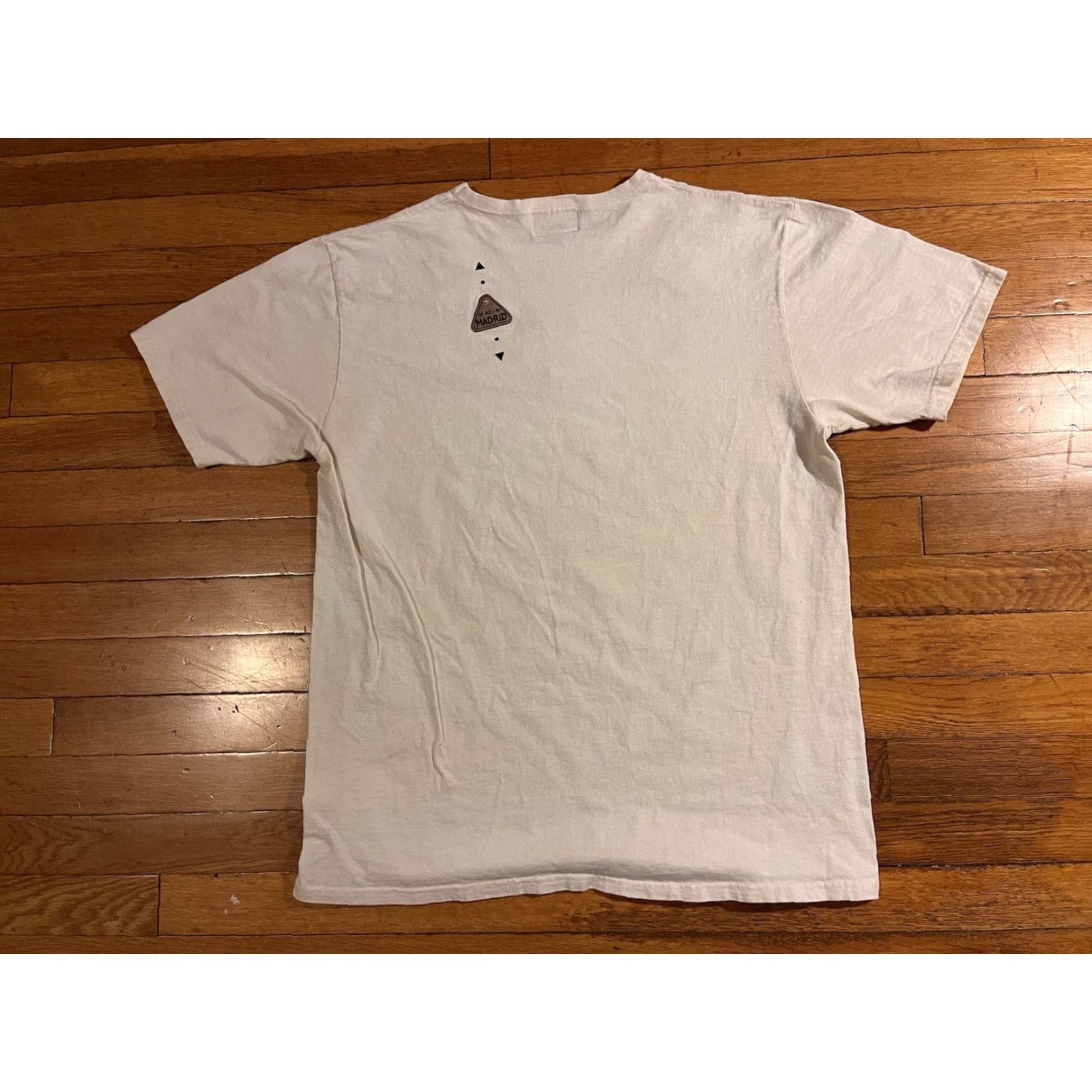 Vintage VINTAGE Fern Wagner Travel Patch Shirt Women’s L White 90s Size L / US 10 / IT 46 - 6 Thumbnail
