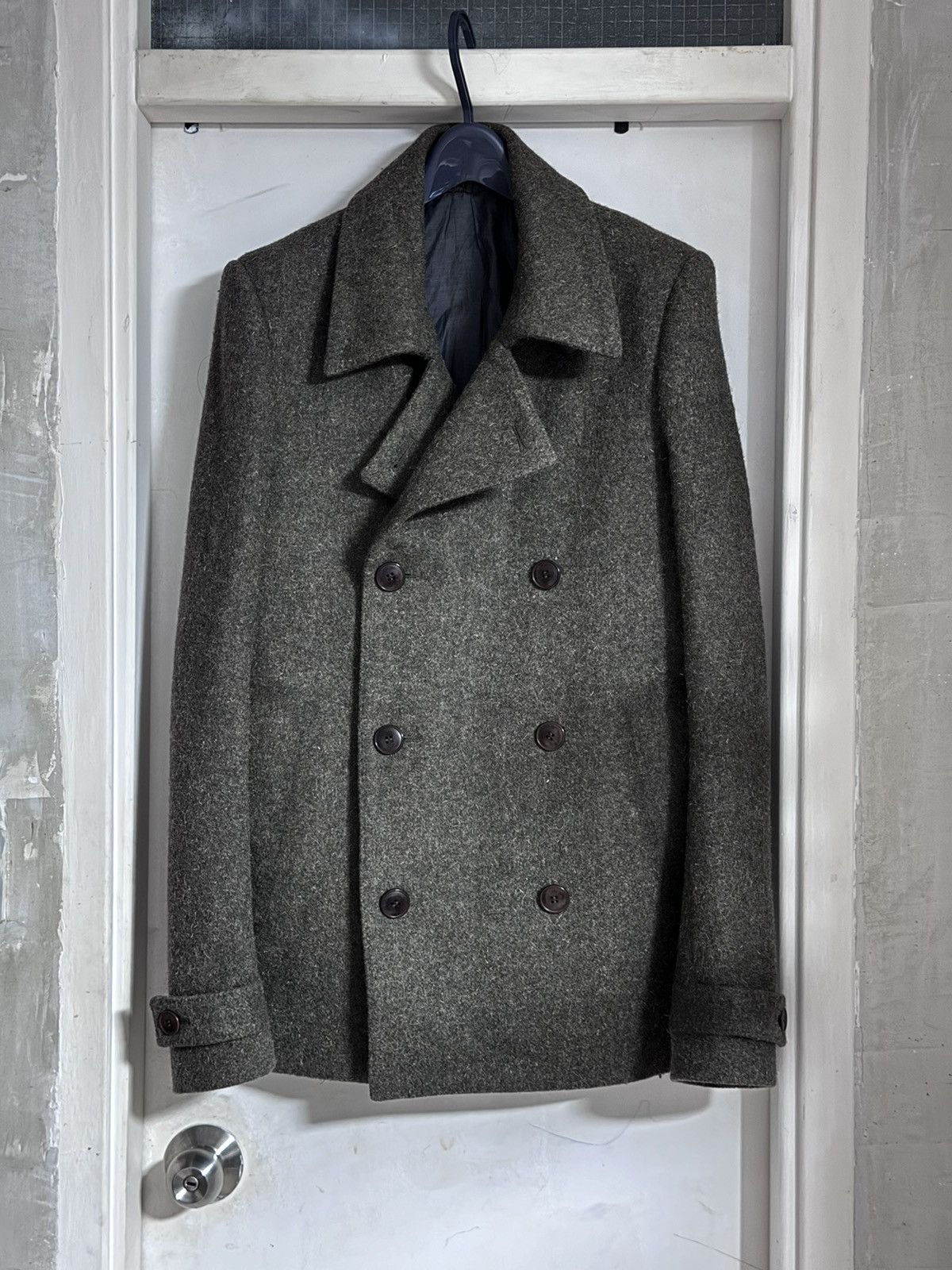 image of Deepti Db Coat in Gray Green, Men's (Size Medium)
