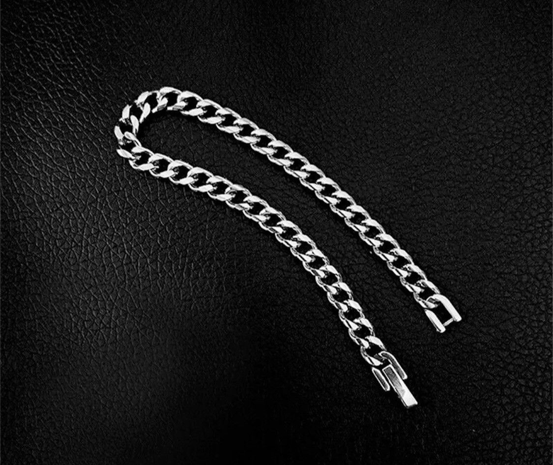 Jewelry Men's Simple Stainless Steel Snap Bracelet Size ONE SIZE - 3 Thumbnail