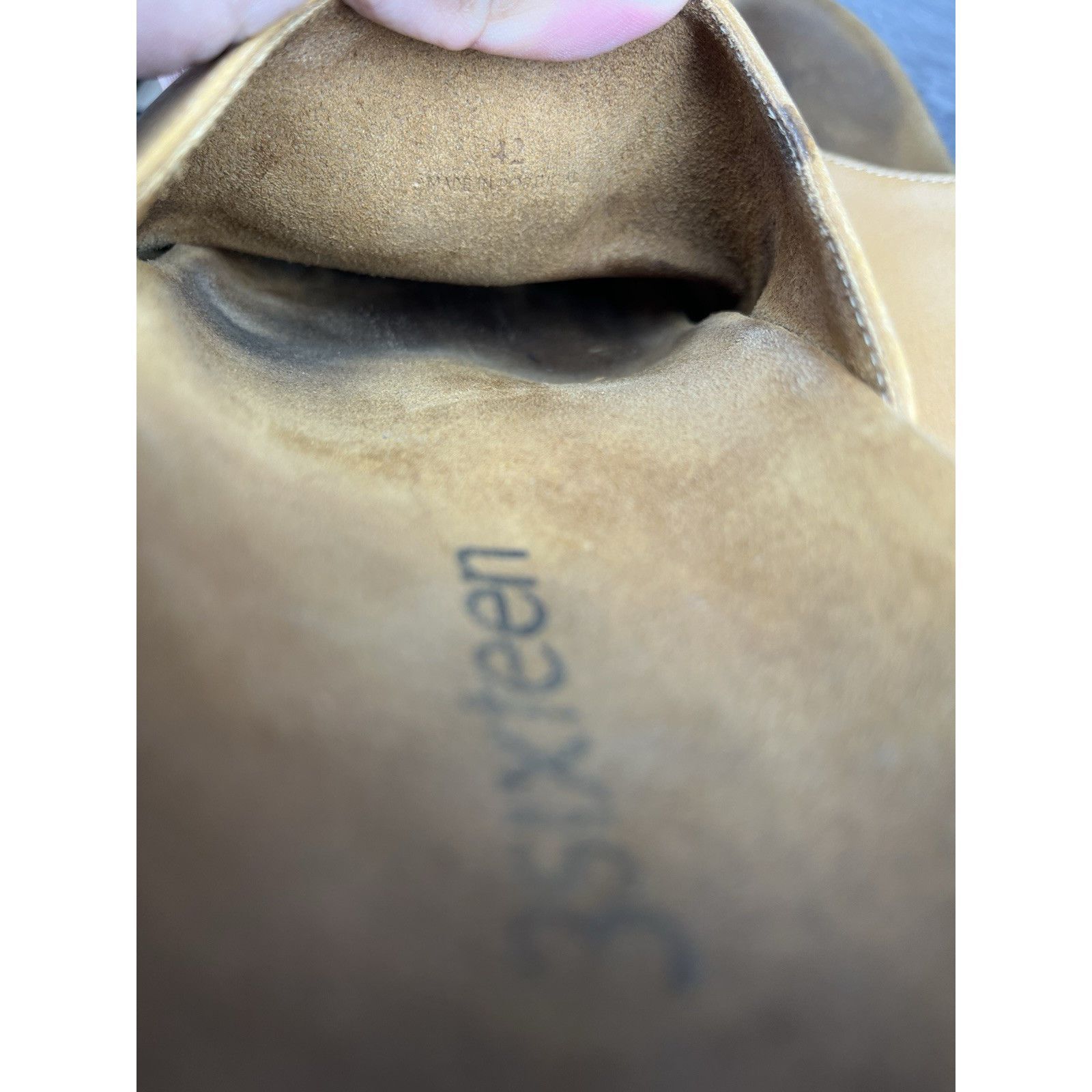 3sixteen 3sixteen Vibram Tan Brown Leather Mules Flat Shoes Women’s S Size US 11 / IT 41 - 14 Thumbnail