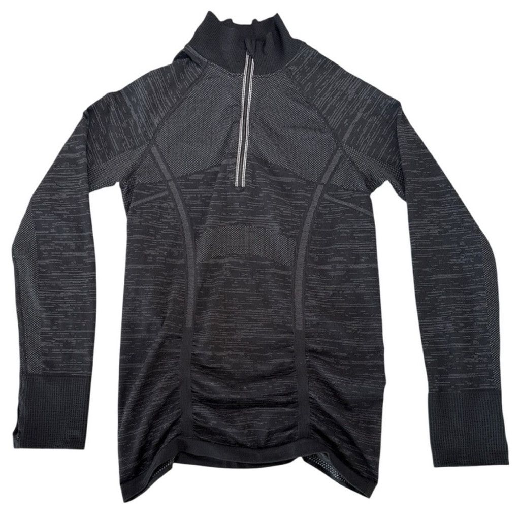 Athleta Athleta Fast Track Quarter Zip | Black Long Sleeve | Sz XS Size XS / US 0-2 / IT 36-38 - 3 Thumbnail