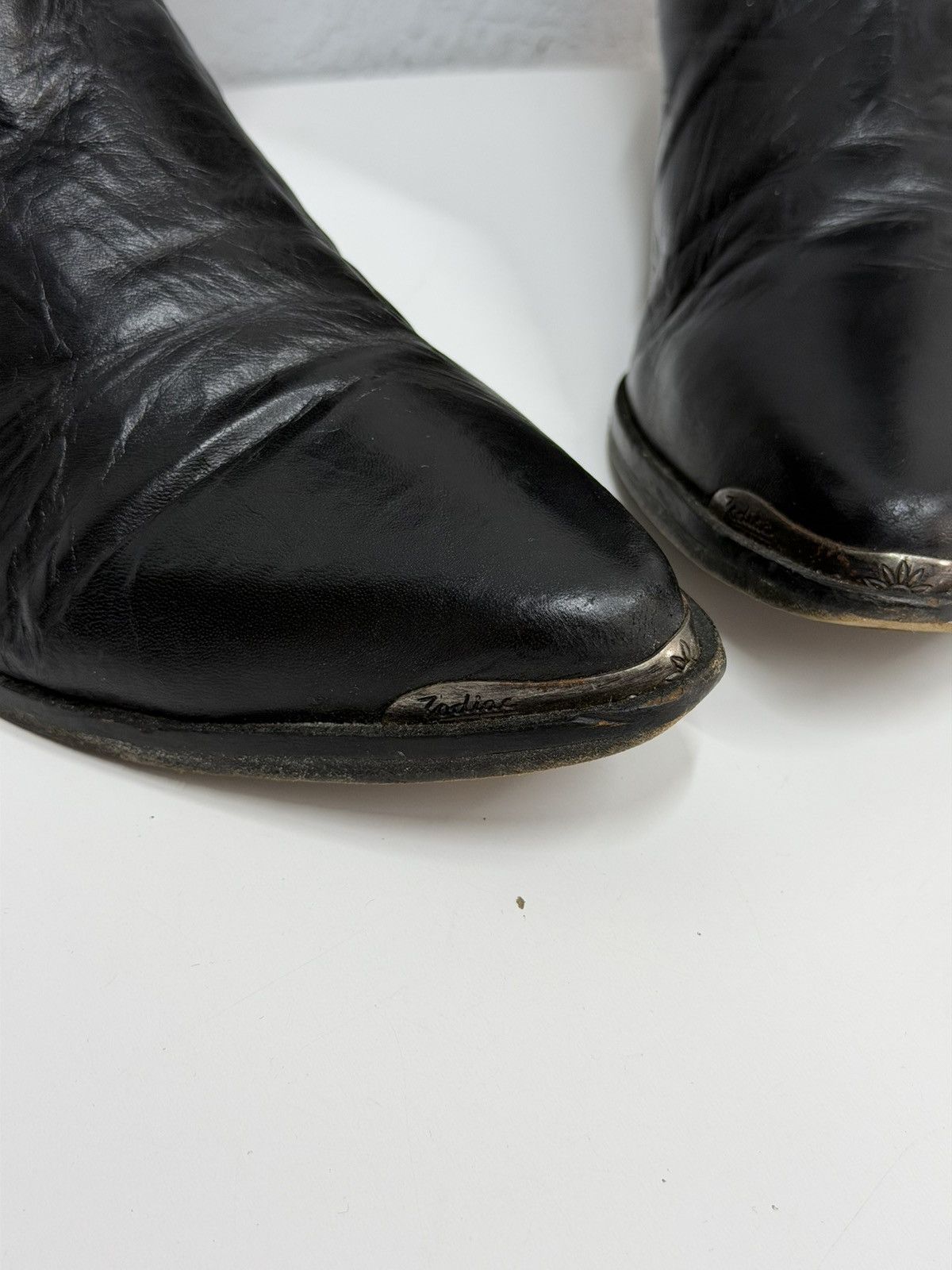 If Six Was Nine AS 98 Vibe Artisan Vintage Leather Western Boots Cowboy Size US 10.5 / EU 43-44 - 7 Thumbnail