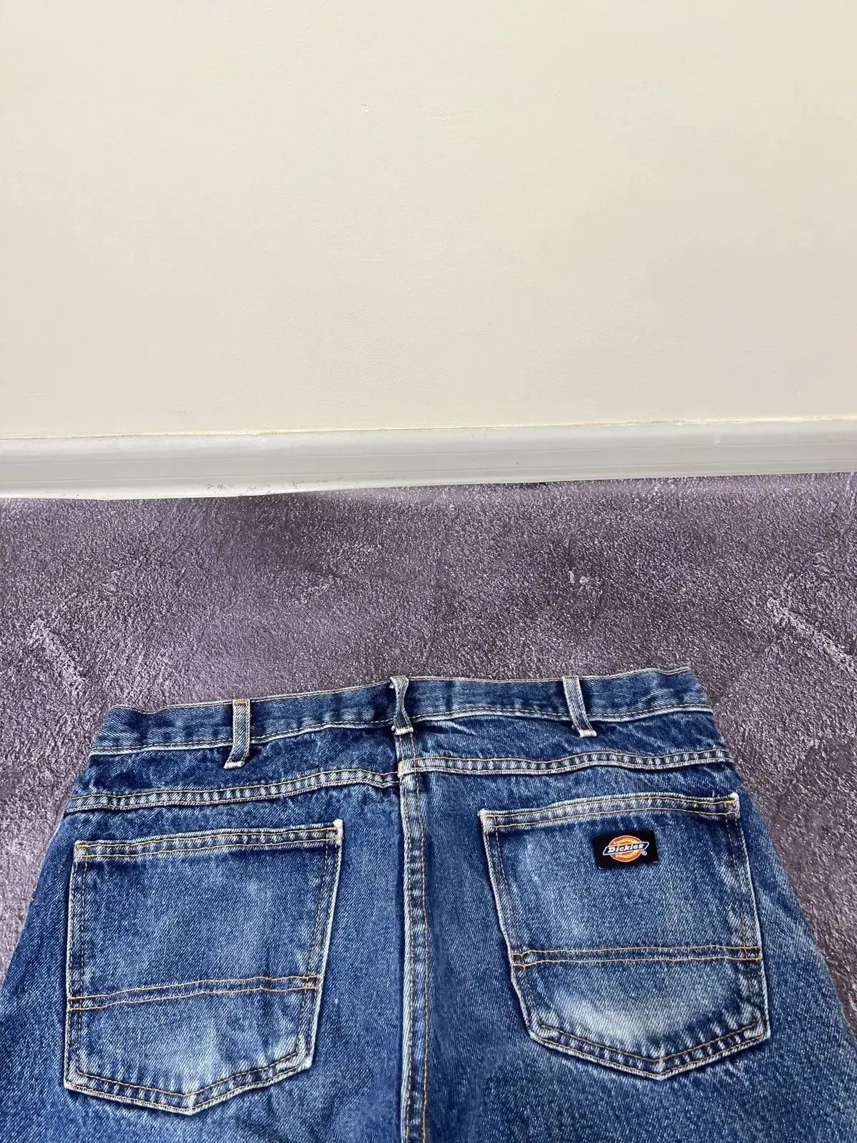 Dickies × Vintage Vintage Dickies Work Faded Blue Denim Hype Baggy Jeans Size US 36 / EU 52 - 5 Thumbnail