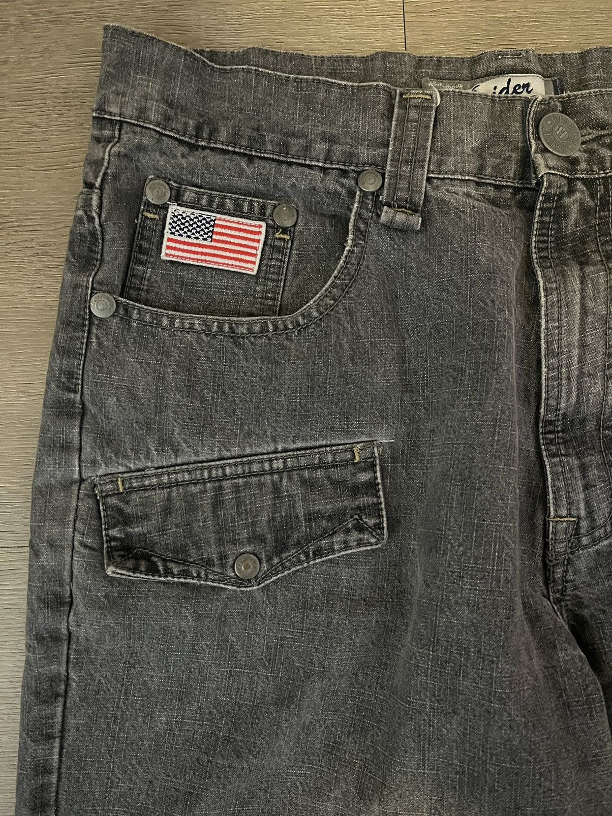 JNCO × Southpole × Vintage Y2K baggy RAIDER jeans Size US 33 - 2 Thumbnail