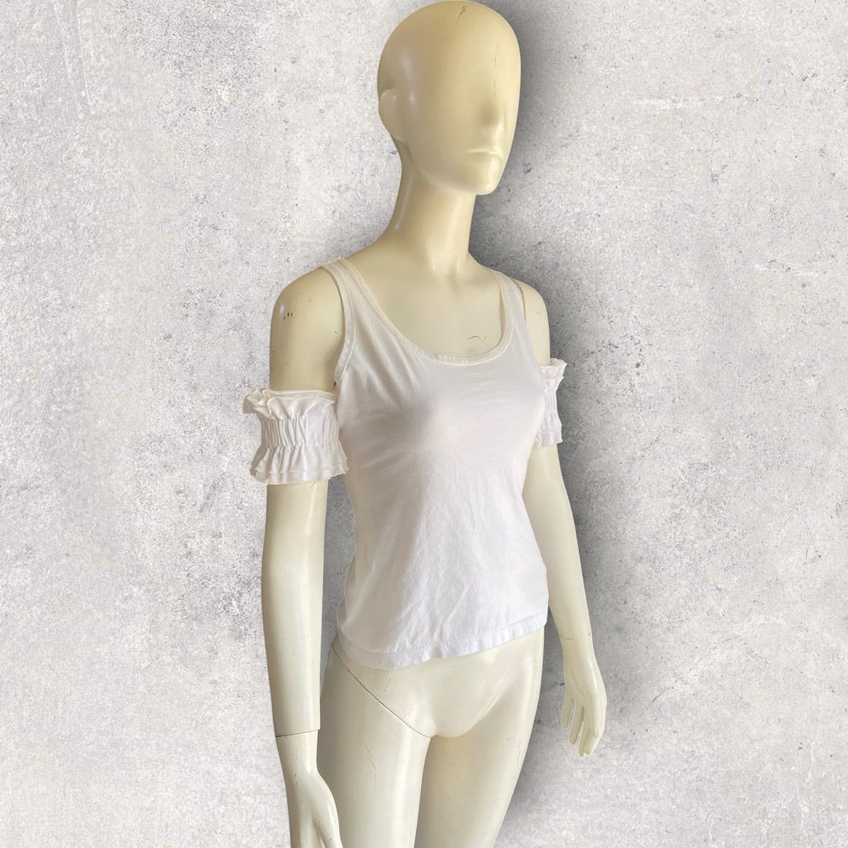 Jean Paul Gaultier JPG Off Shoulder Tank Top Size M / US 6-8 / IT 42-44 - 3 Thumbnail