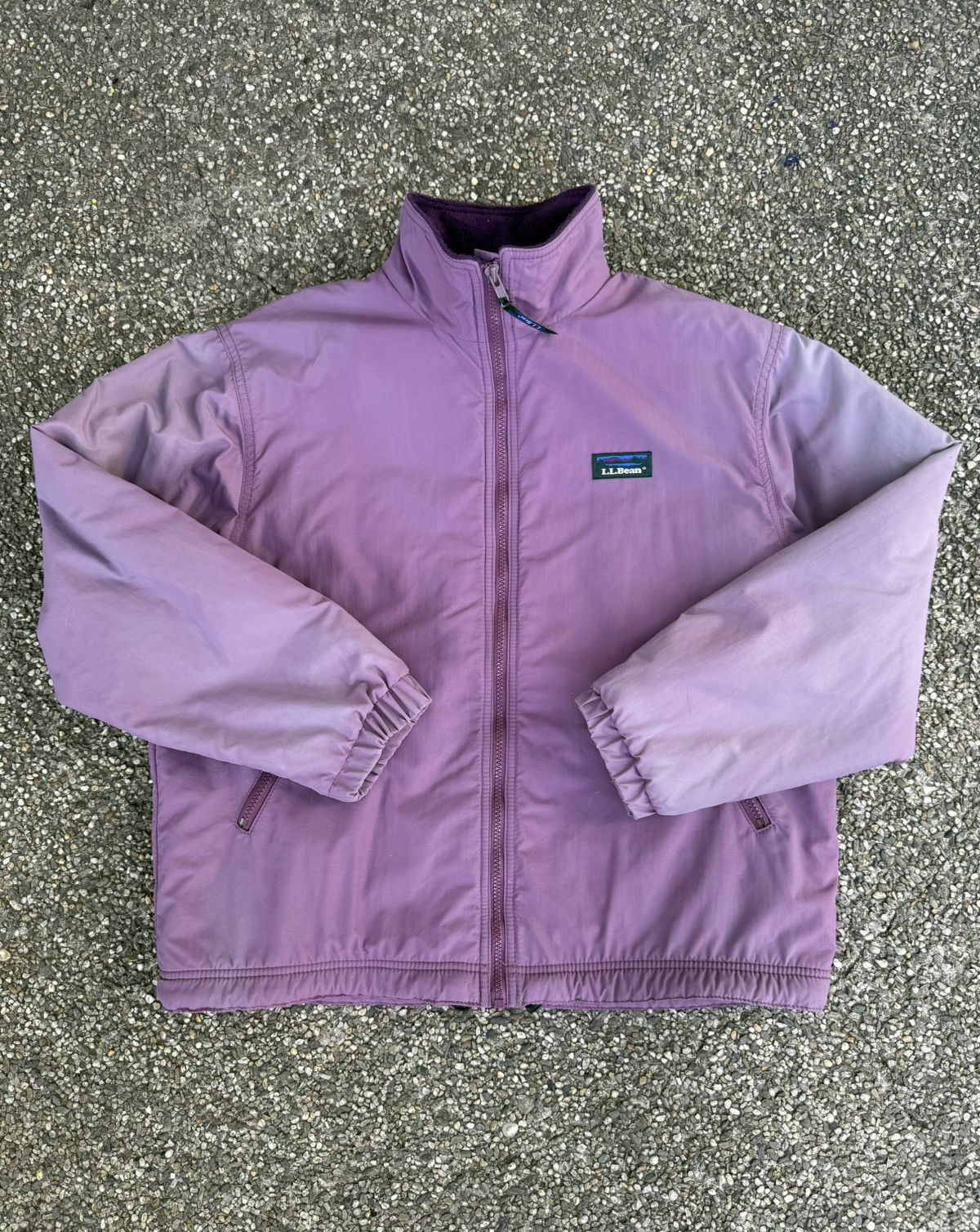 L.L. Bean 80's-90's Sun-faded LL Bean Warm-up Jacket Size US L / EU 52-54 / 3 - 1 Thumbnail