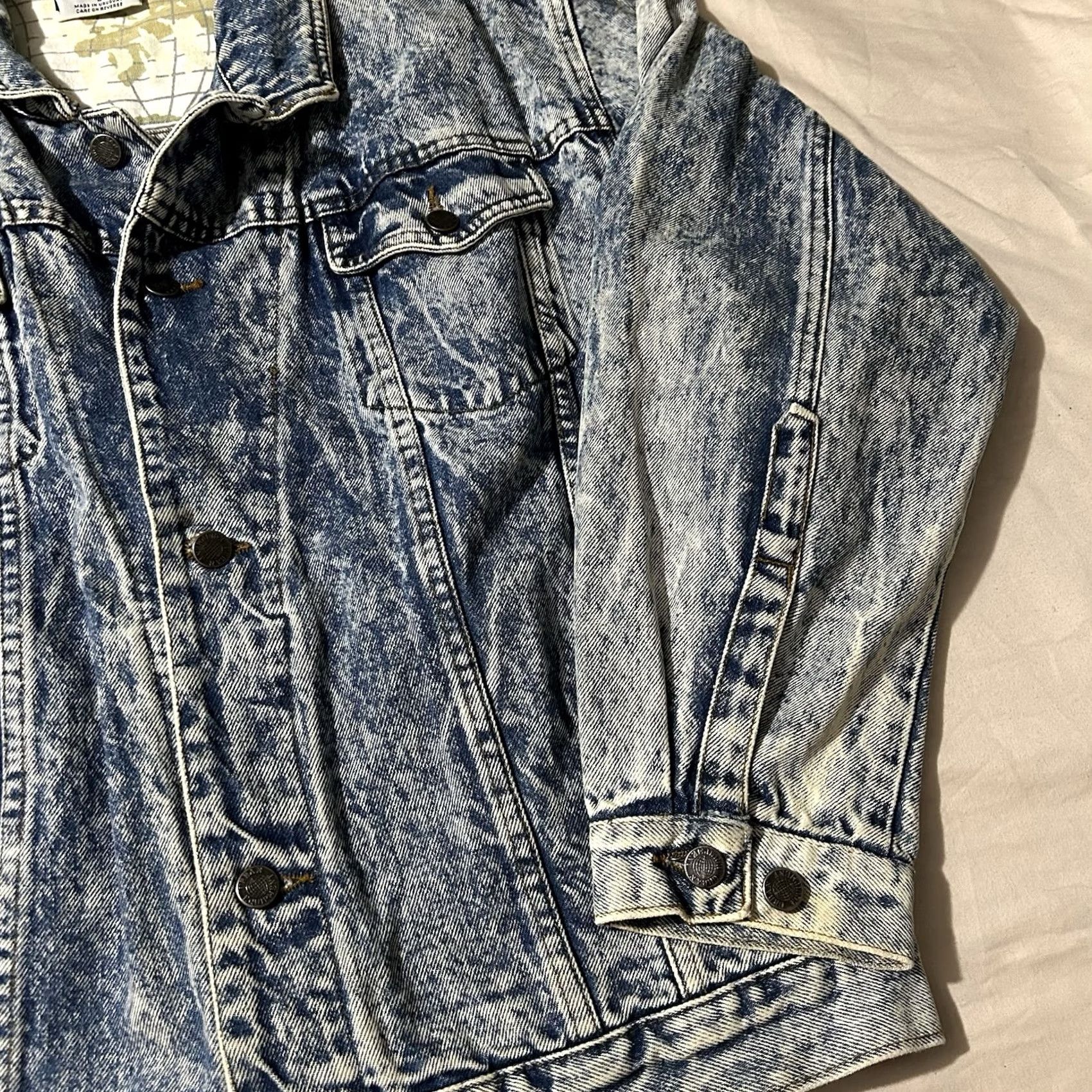 Equipment VINTAGE Urban Equipment Denim Jacket Mens Size S 80s Acid Wash Blue Jacket Size US S / EU 44-46 / 1 - 4 Thumbnail