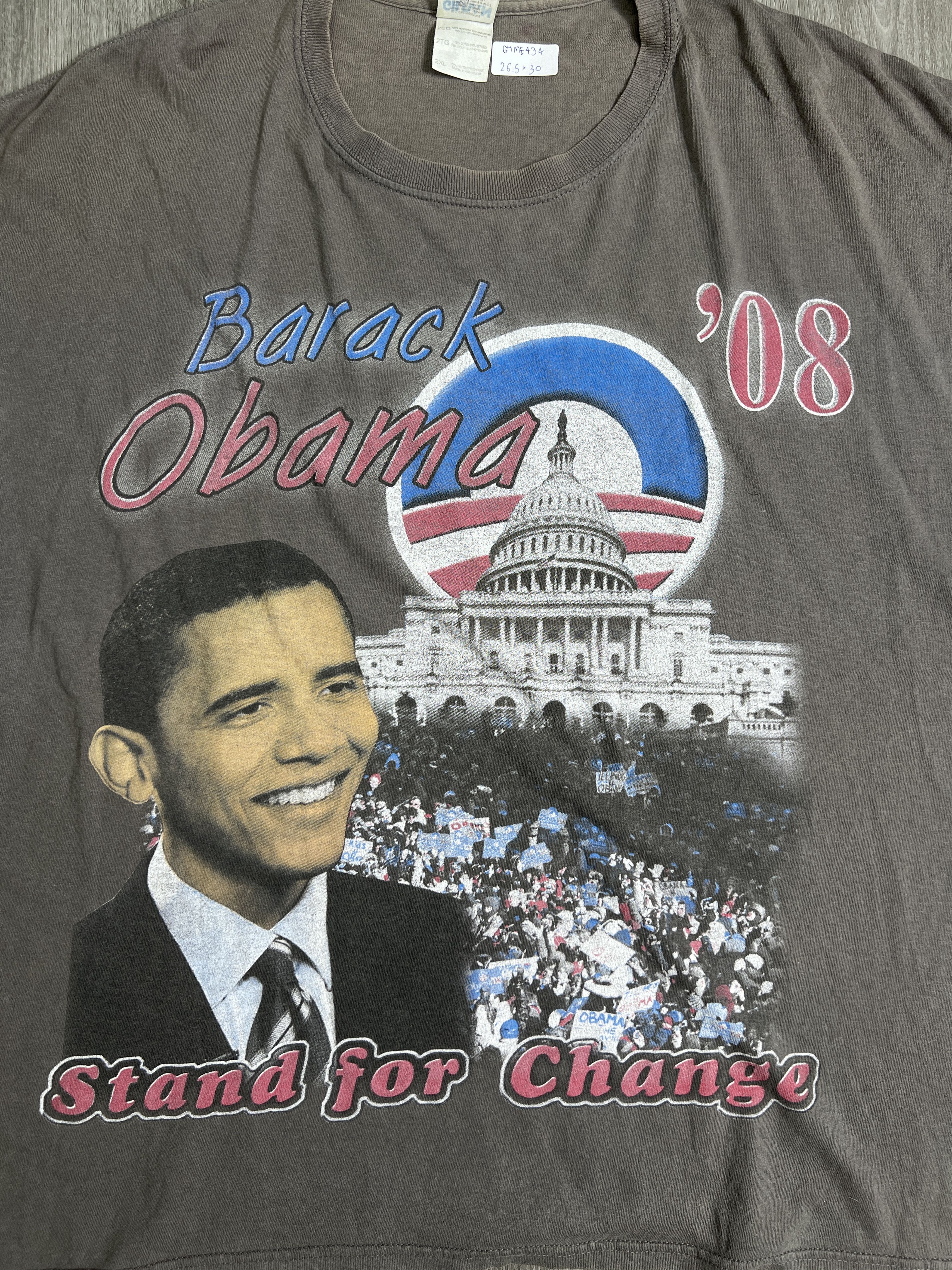 Rap Tees Barack Obama for President Tee (2XL) GTME434 Size US XXL / EU 58 / 5 - 2 Thumbnail