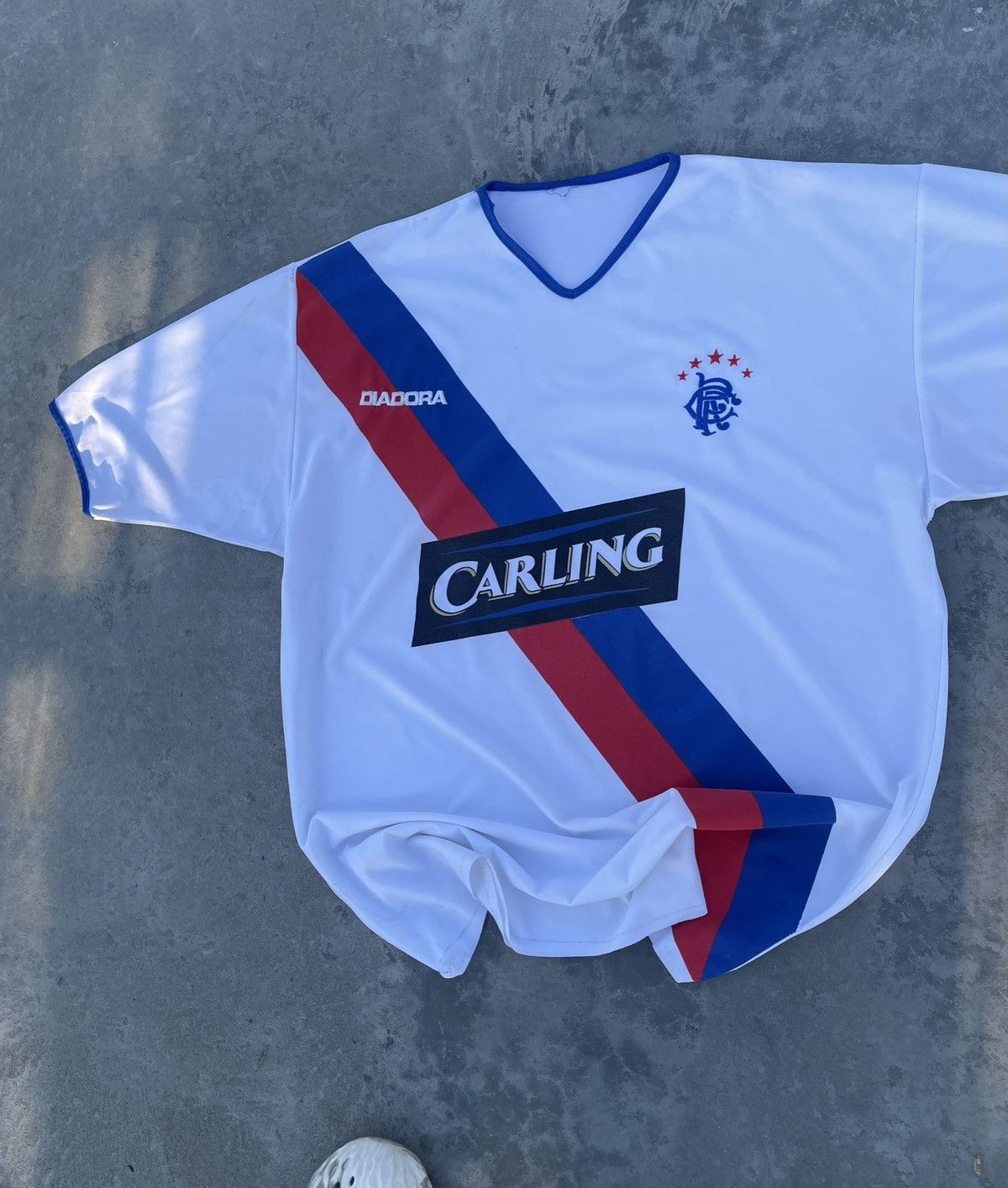 Diadora Vintage Glasgow Rangers Y2K Soccer Jersey Football Blokecore Size US L / EU 52-54 / 3 - 3 Thumbnail