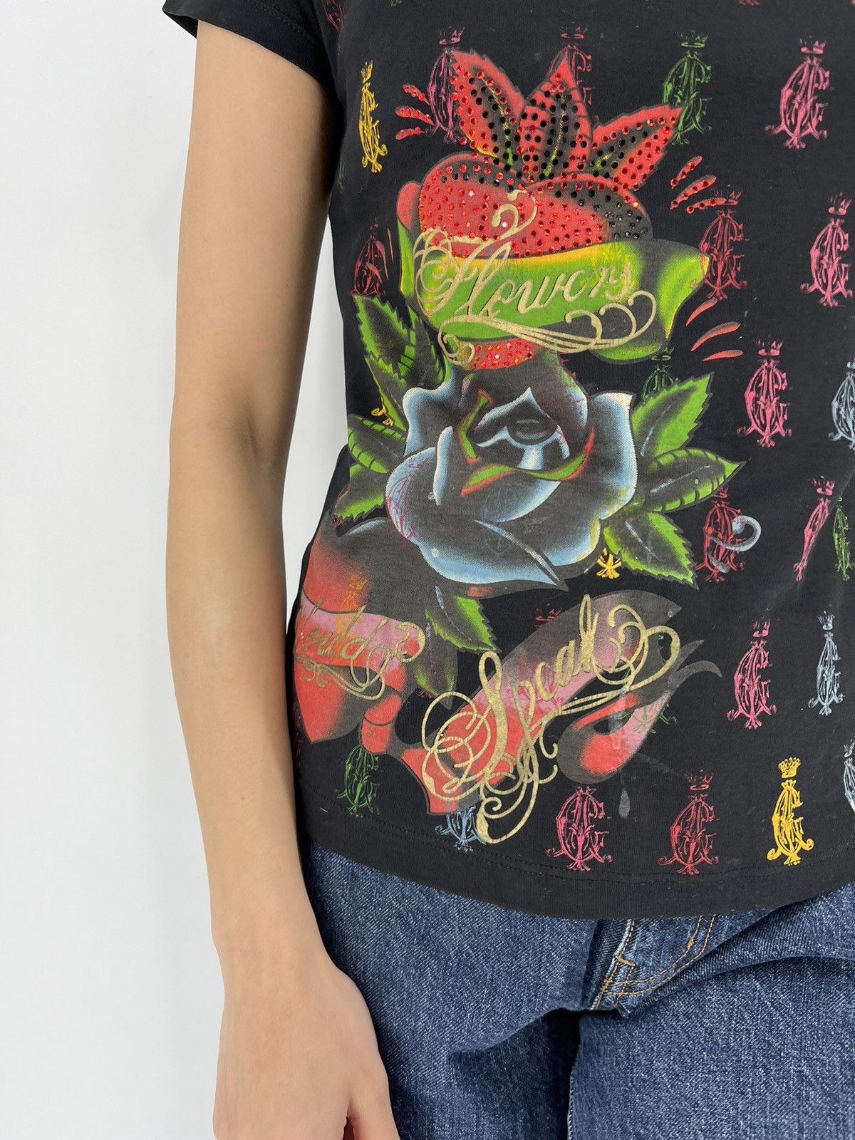 Affliction × Christian Audigier × Ed Hardy Ed Hardy Christian Audigier Affliction Made in USA Tshirt Size XL / US 12-14 / IT 48-50 - 4 Thumbnail