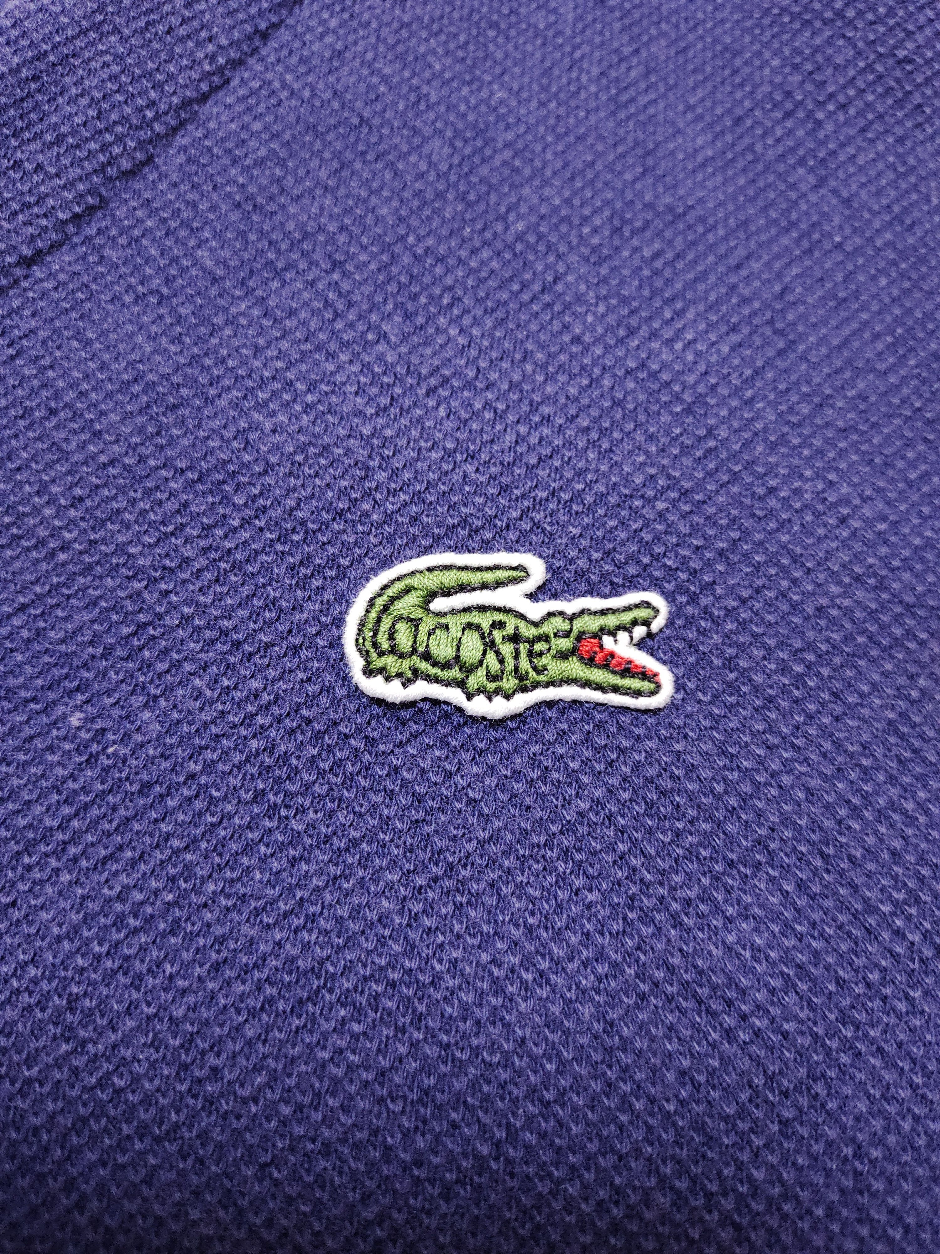 Lacoste LACOSTE EXCLUSIVE EDITION NAVY CROPPED CARDIGAN Size XS / US 0-2 / IT 36-38 - 4 Thumbnail