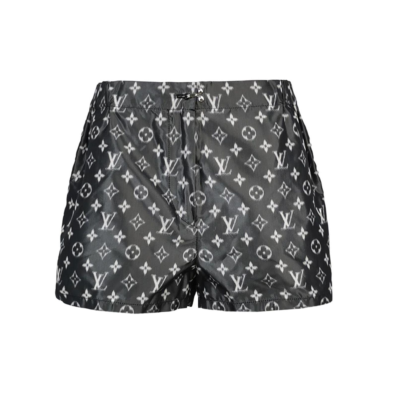 Louis Vuitton Louis Vuitton Monogram Silk Blend Shorts Size 38 Size 27" / US 4 / IT 40 - 1 Thumbnail