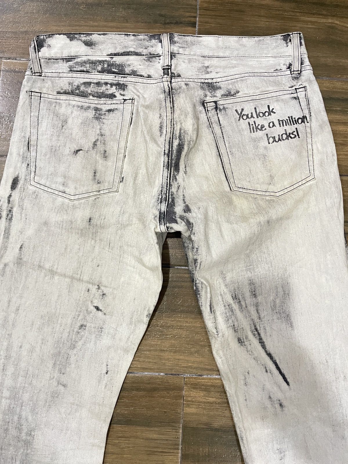 Japanese Brand × Vintage Edge Rupert flare with Printed Denim Size US 34 / EU 50 - 6 Thumbnail