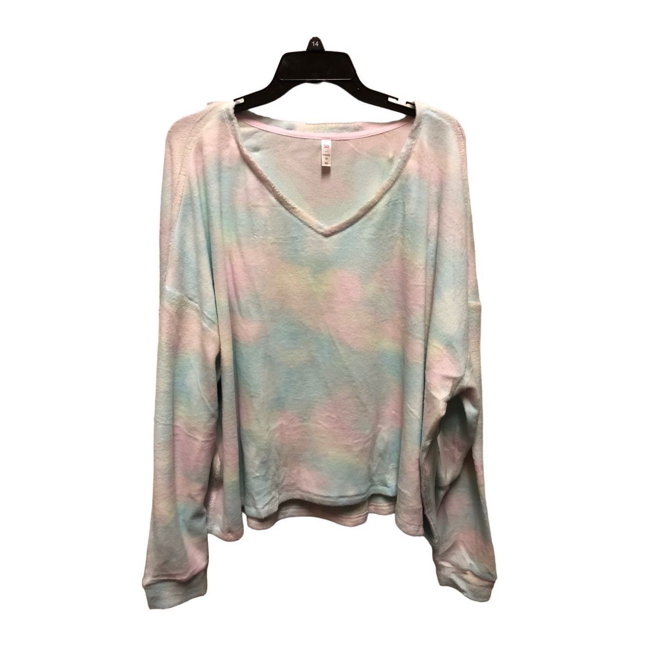 Other So Women’s Pastel Rainbow Tie Dye Two Piece Sleep Pajama Set Size 3XL / US 20-22 - 1 Thumbnail