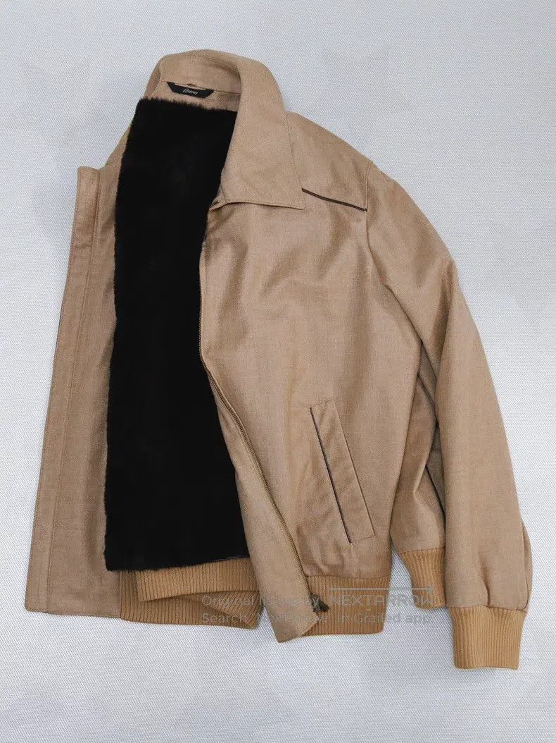 Brioni Brioni Beaver Fur and Cashmere Blazer Size US XL / EU 56 / 4 - 6 Thumbnail
