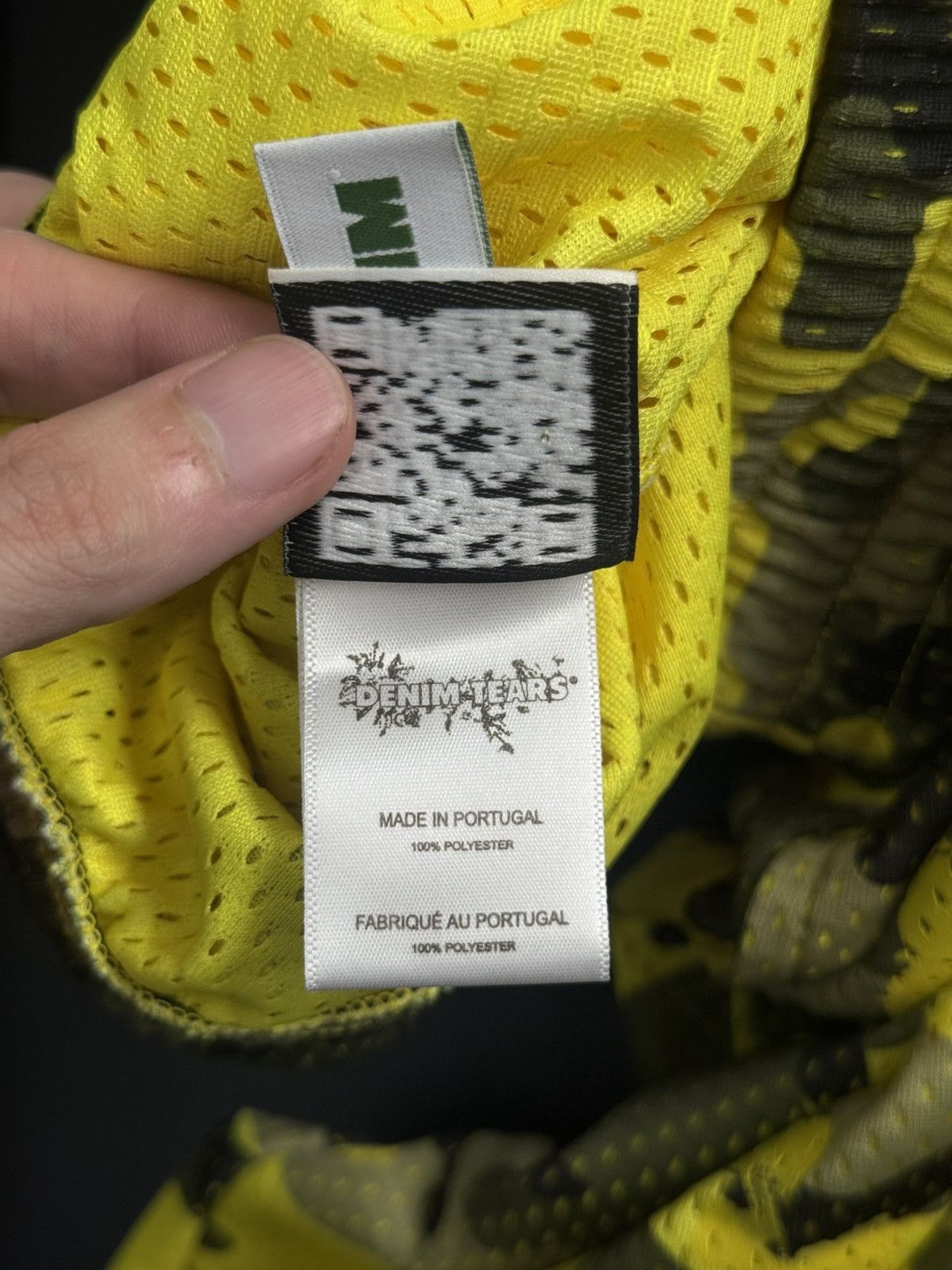 DENIM TEARS Denim Tears Mesh Summer Shorts Yellow Camo Size Small (NEW) Size US 29 - 9 Thumbnail